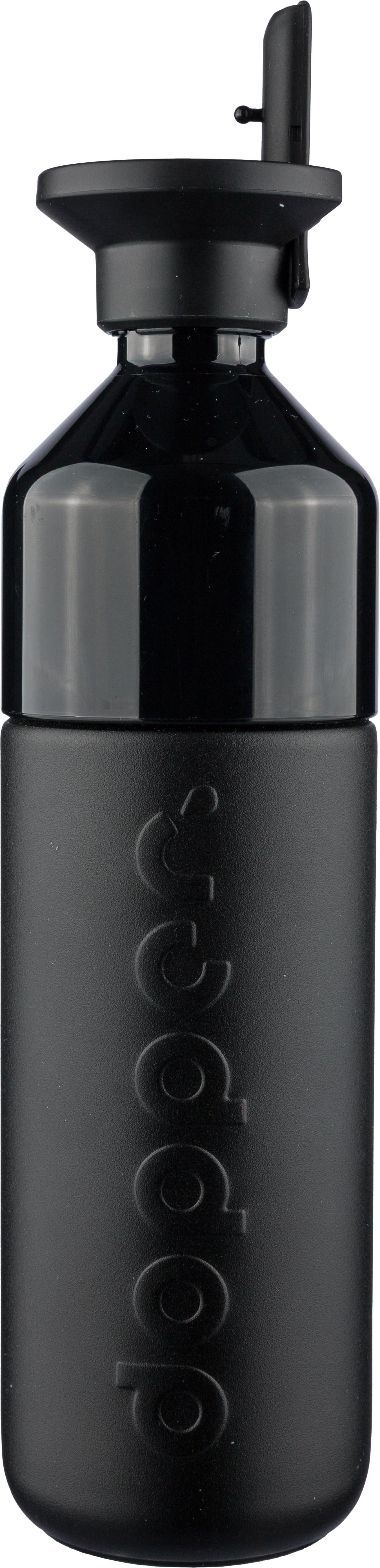 Dopper Insulated Black – 580 ml – Flip Straw, strahlend schwarz