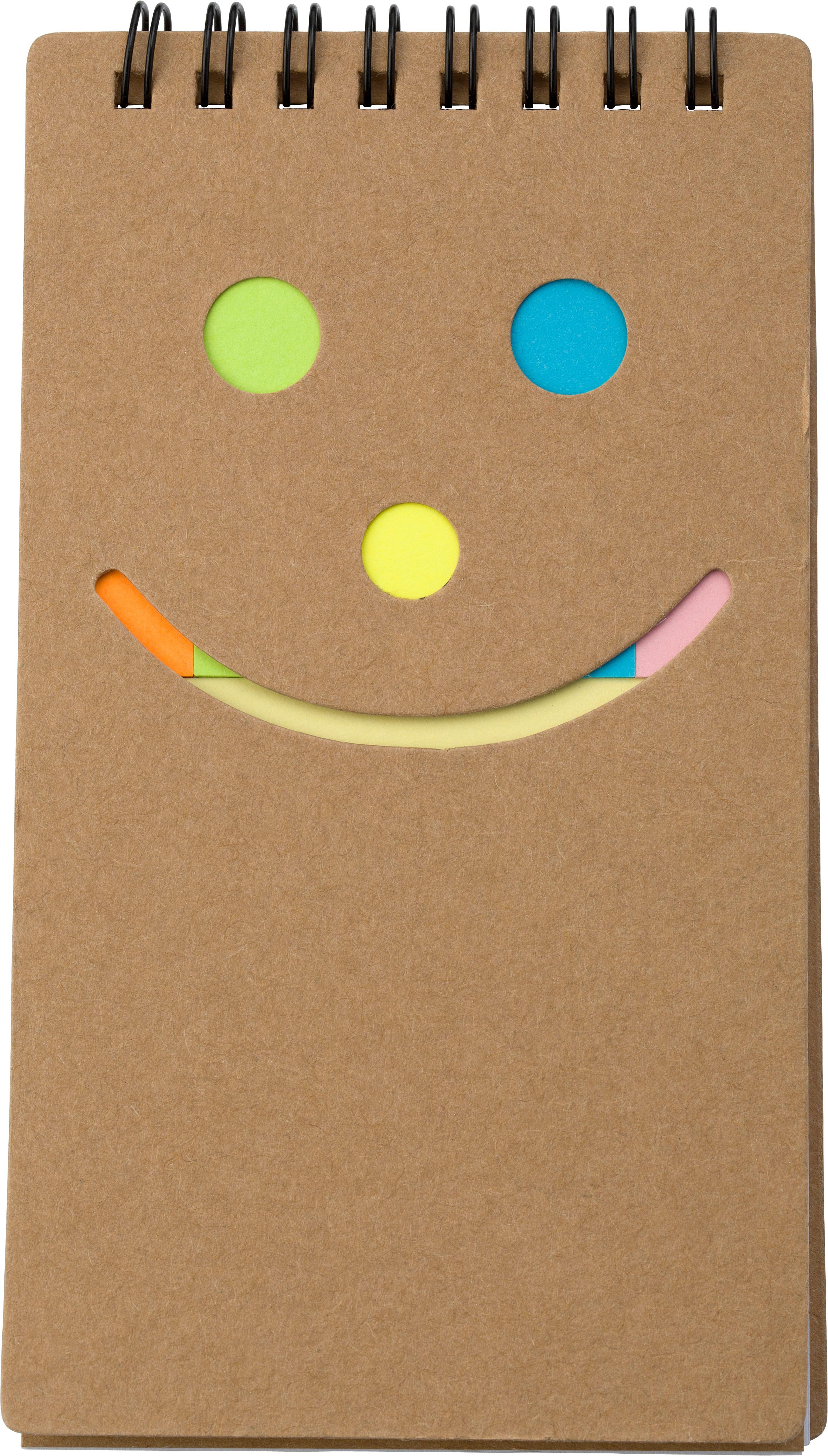 Sticky notes set Kim – Cardboard, brown