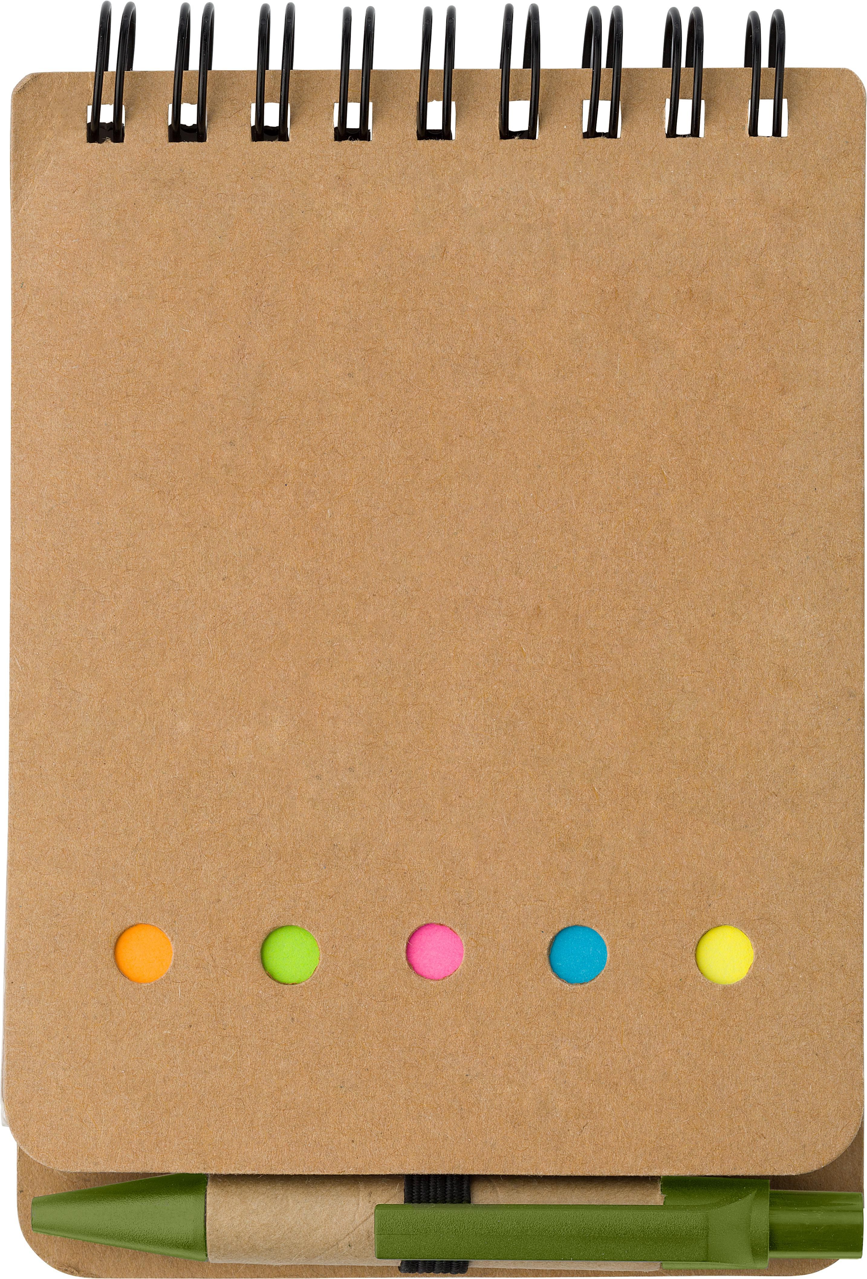 Pochette de notes adhésives Rodrigo – Carton, vert clair
