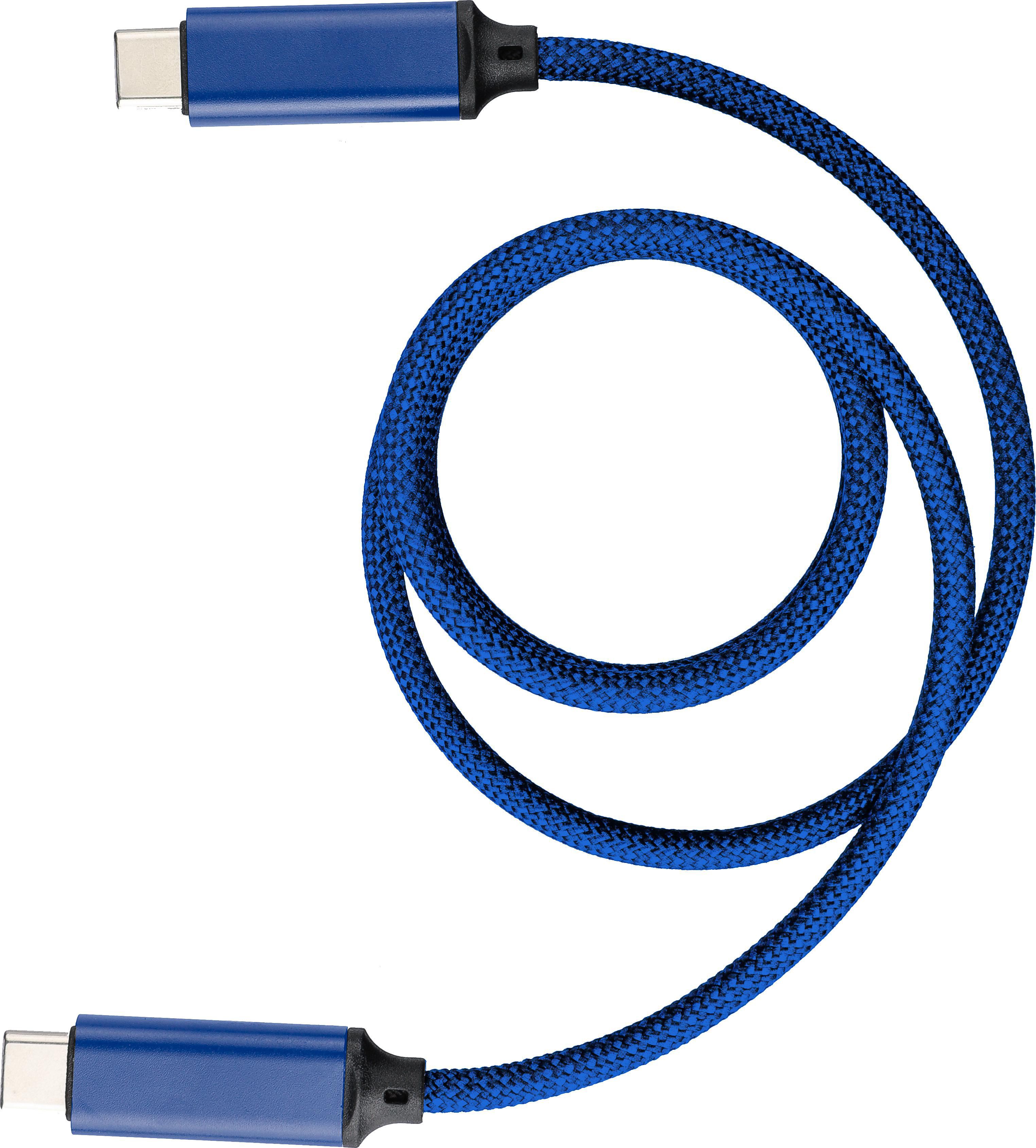 Ladekabel Janet – Nylon – Magnetisch – USB-C, blau