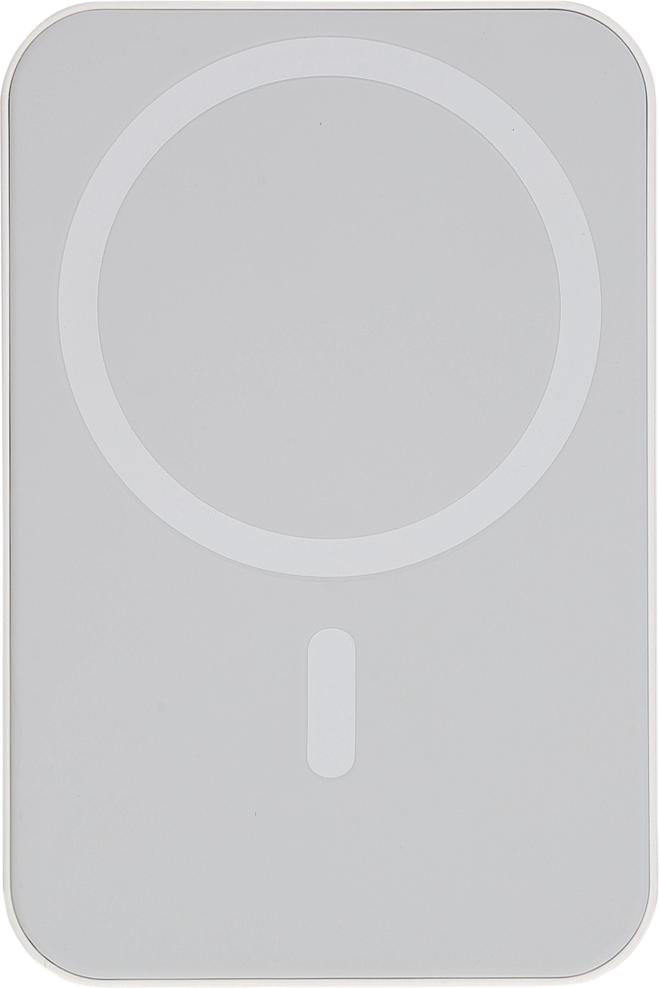 Powerbank mit kabellosem Ladegerät Meno – 10.000 mAh – MagSafe-kompatibel, weiß