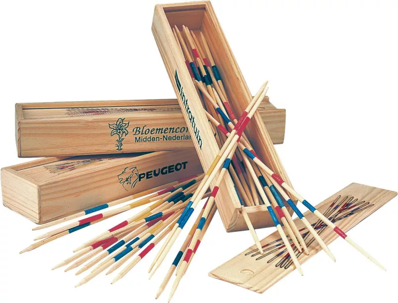 Jeu de mikado Cas – Bois, brun