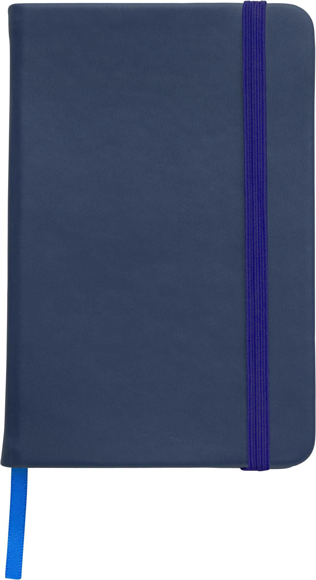 Notebook Brigitta – PU – A5 – Blank, blue