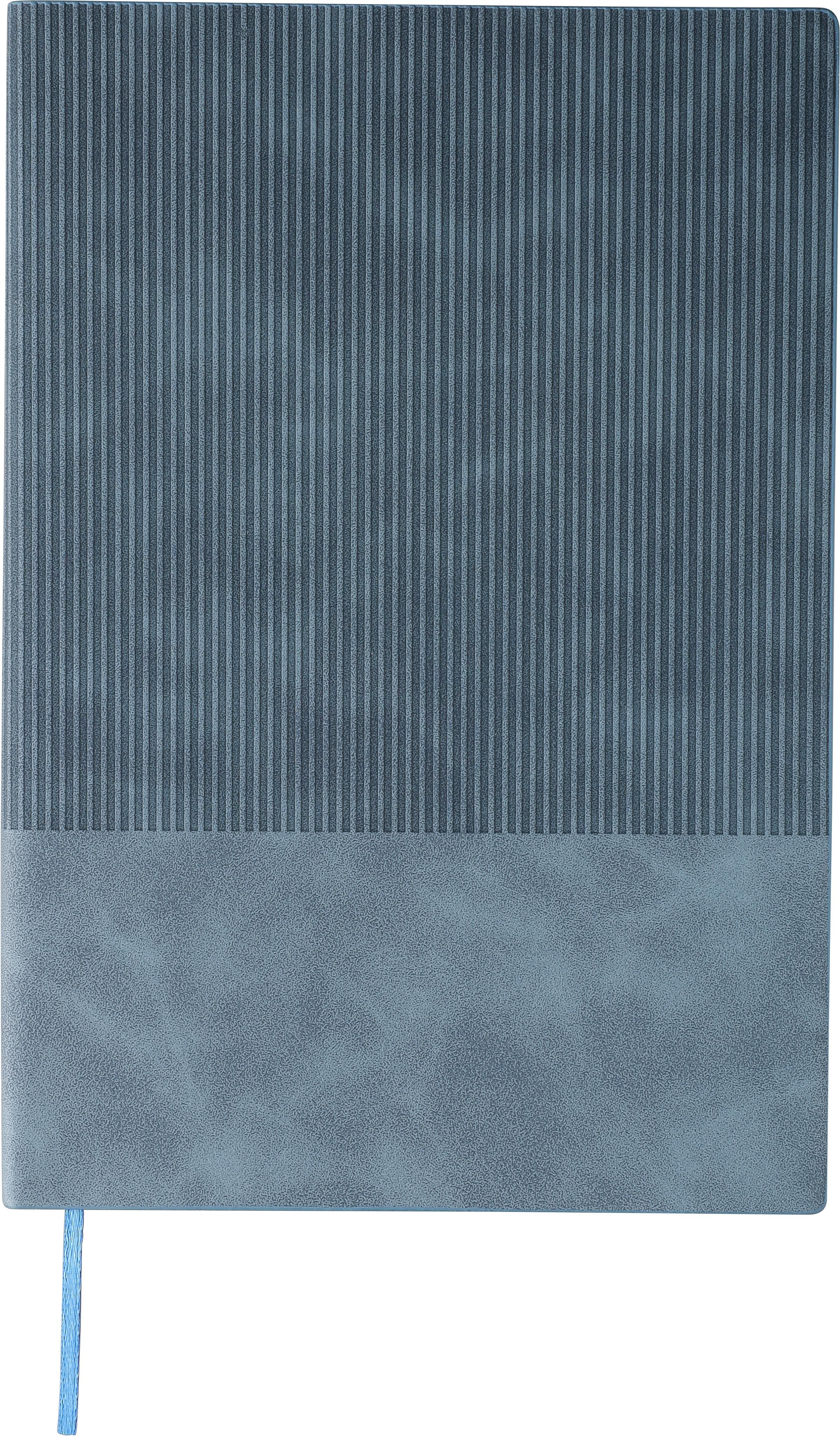 Carnet Elian – PU – A5 – Ligné, bleu clair
