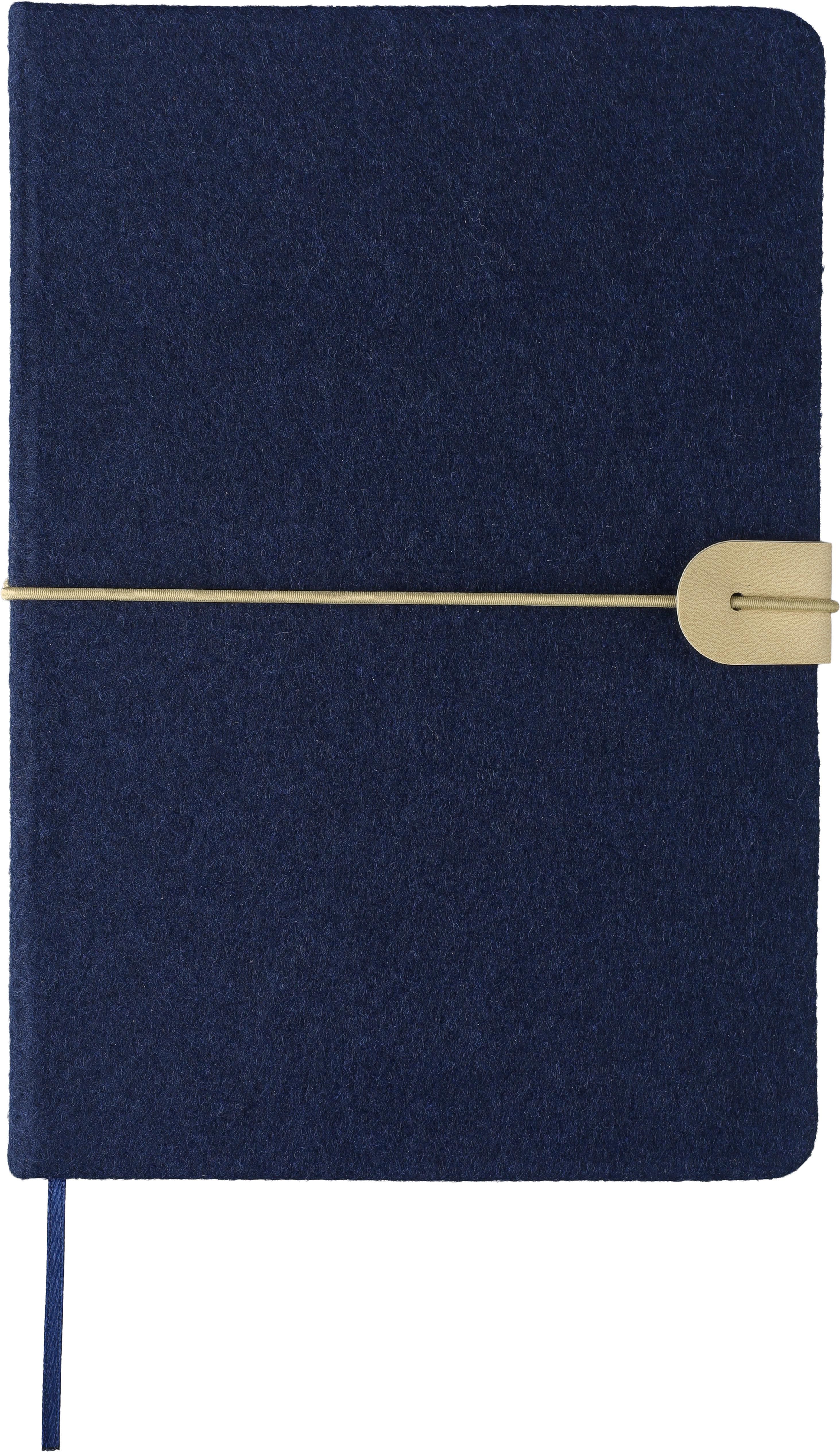 Carnet Danio – Feutre – A5 – Ligné, bleu