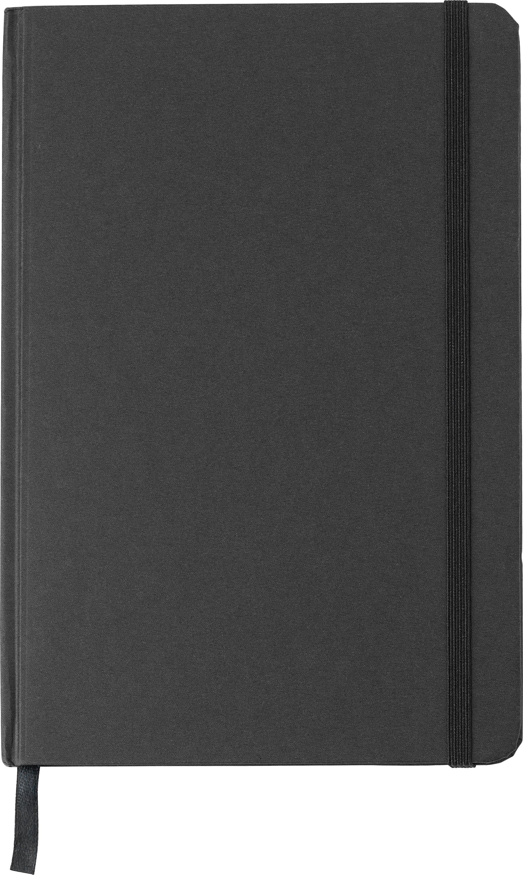 Notebook Evangeline – Cardboard – A5 – Lined, black
