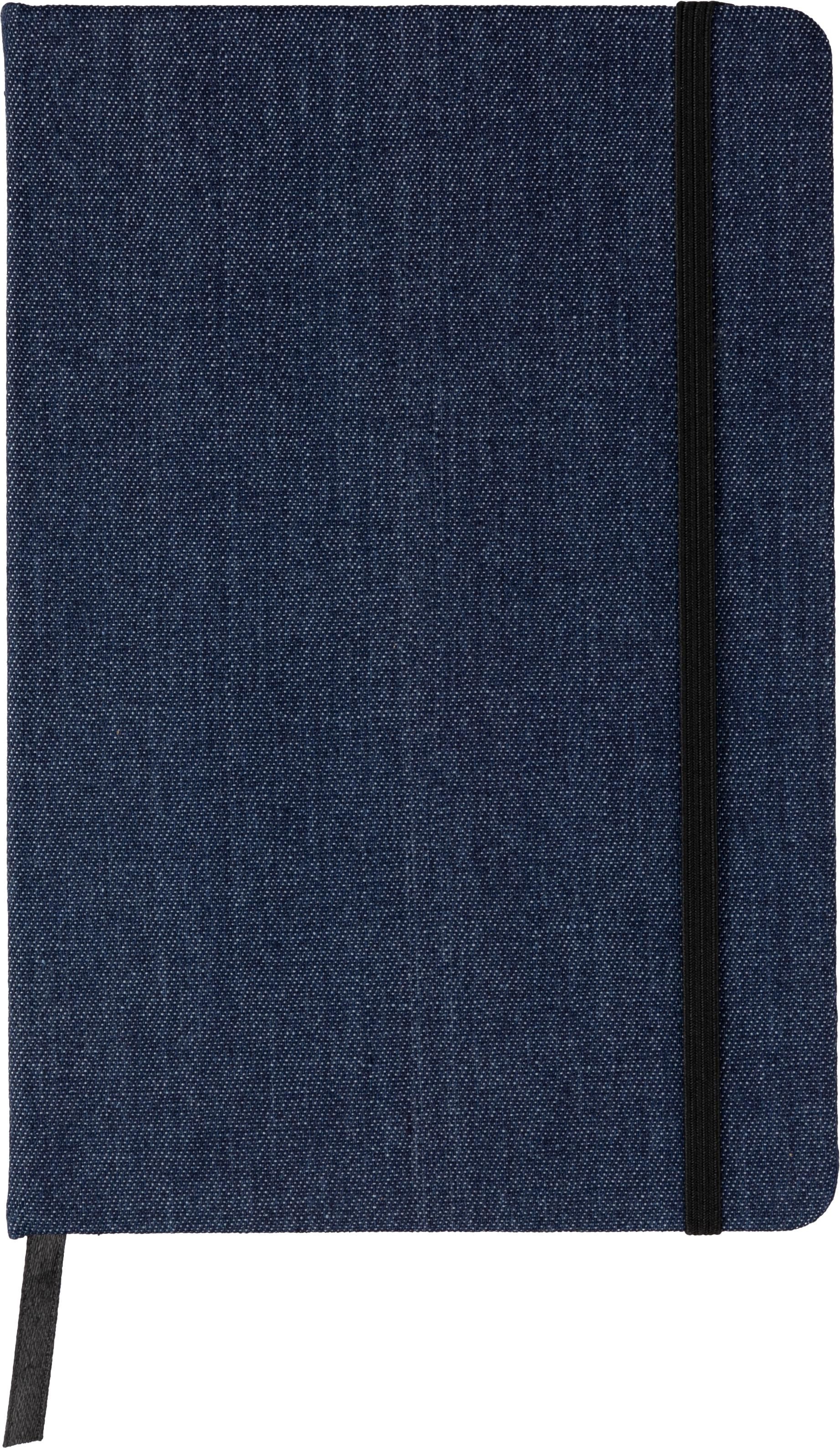 Notizbuch Alfred – Denim – A5 – Liniert, blau