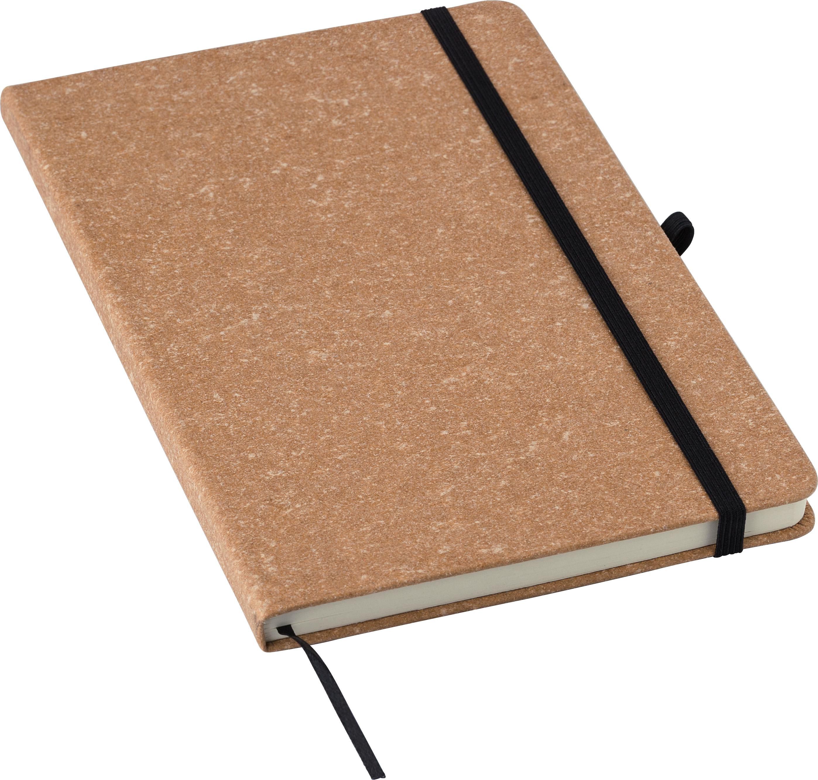 Notebook Gianna – FSC® Mix paper – Leather – A5 – Lined, black