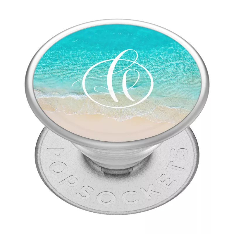 PopSockets® Handyhalter PopGrip Plant – Pflanzenbasiert, grau