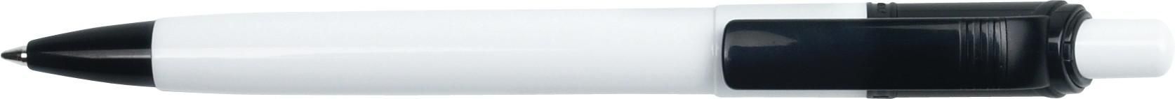 Stilolinea Ducal stylo bille – Pointe et clip colorés, noir