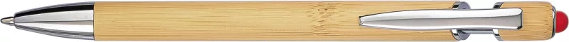 Ballpen Darren – Bamboo, red