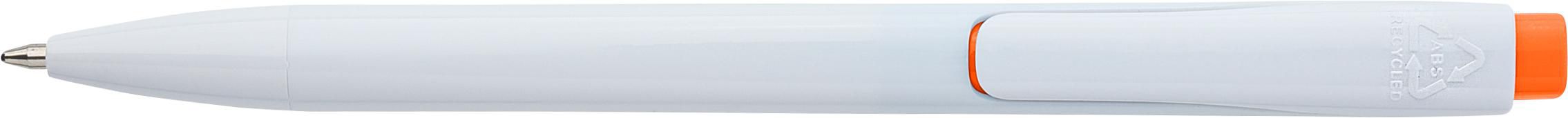 Stylo bille Oasis – Forme carrée, orange