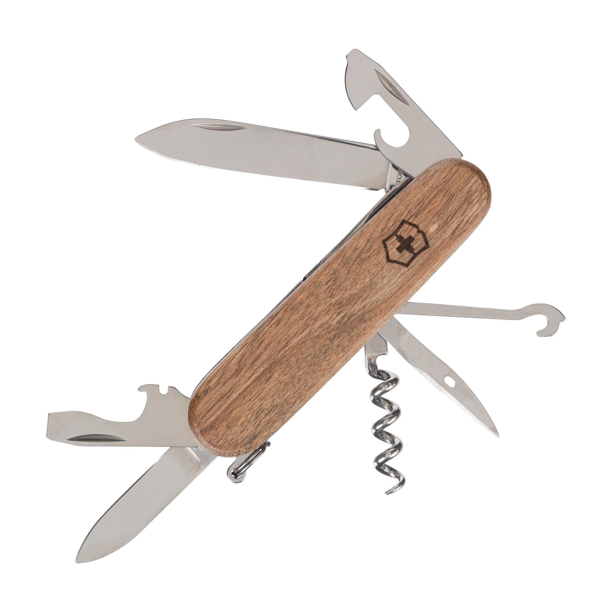 Victorinox Taschenmesser Huntsman Wood – 13-teilig, braun