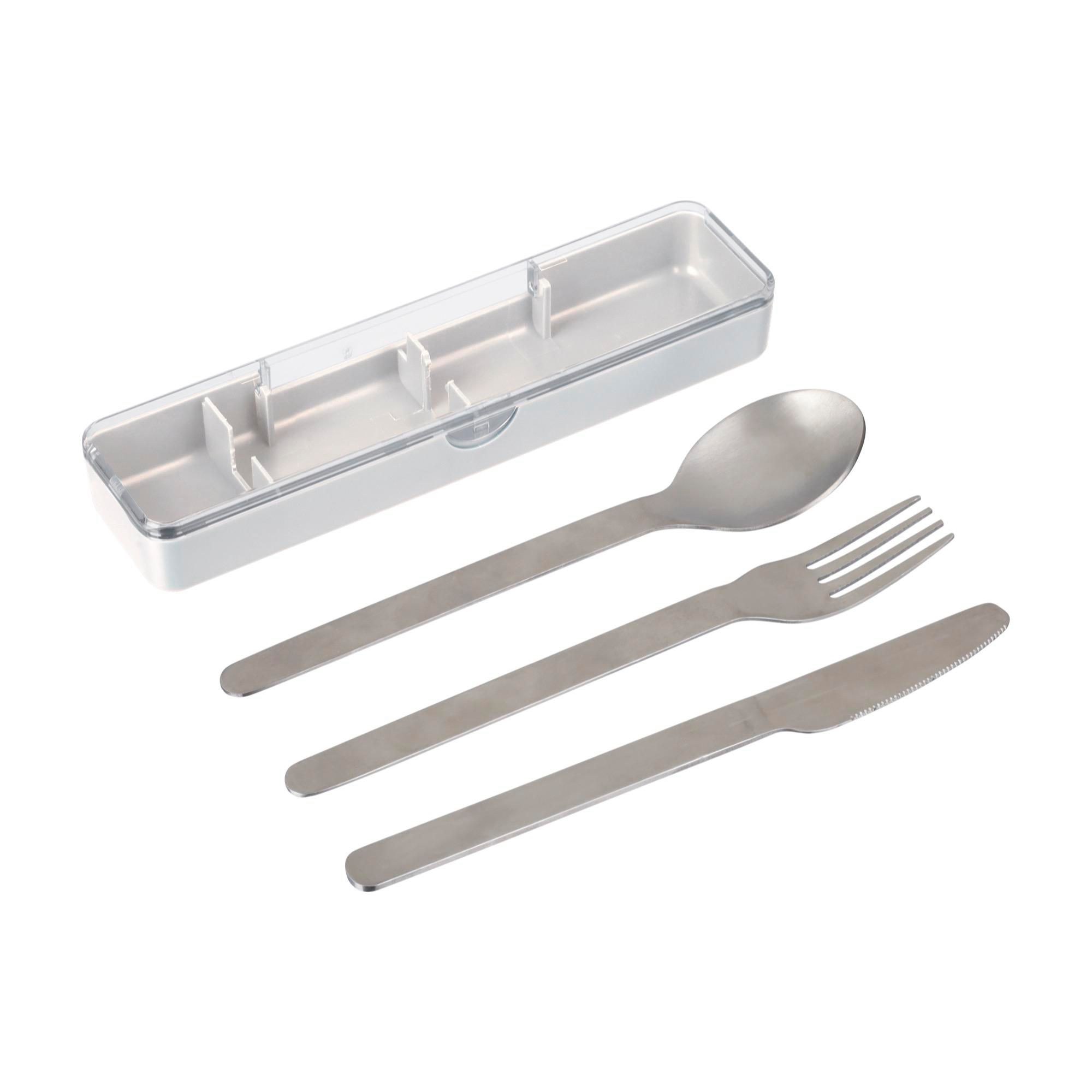 Set de couverts Brisio – 3 pcs, blanc
