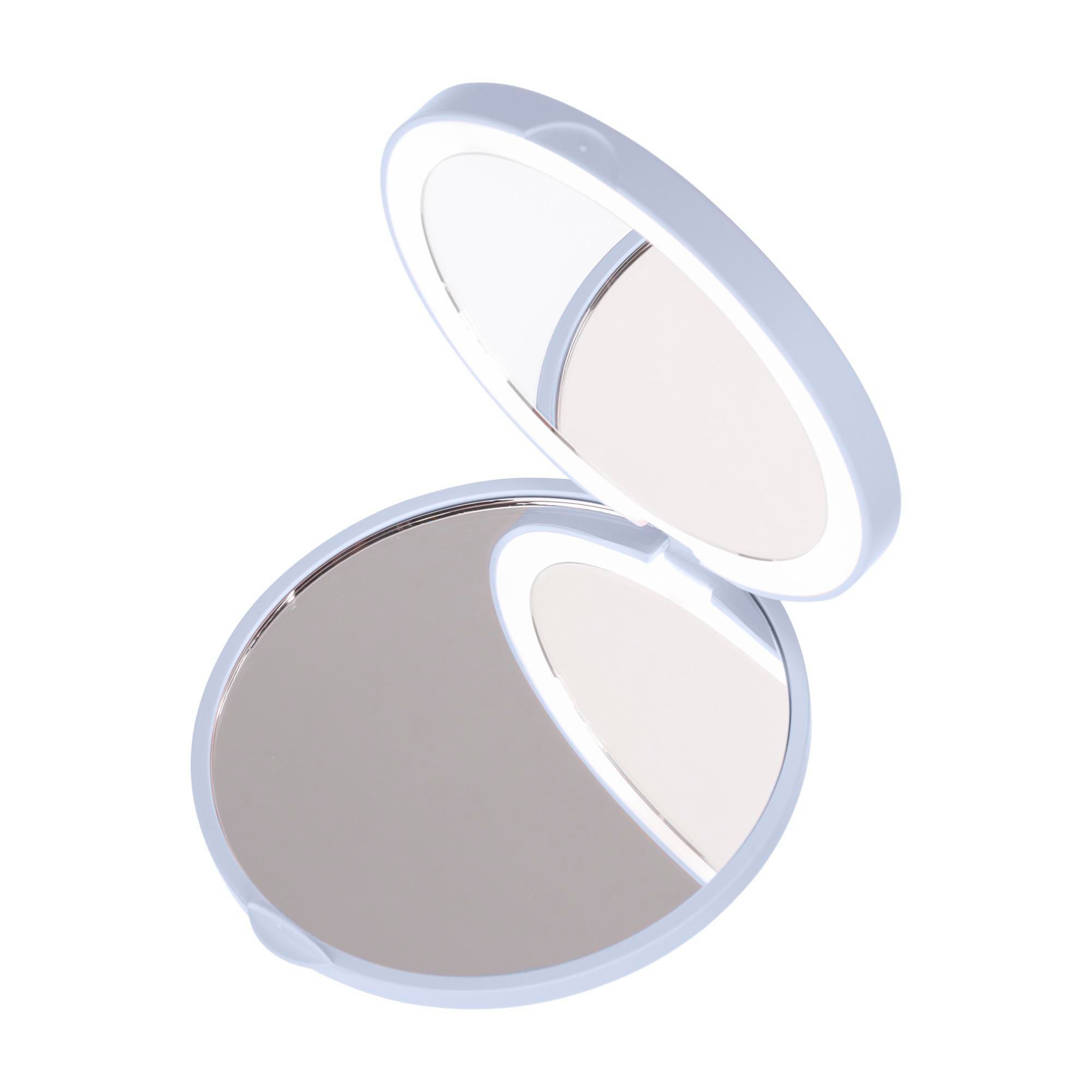 Pocket mirror Mirlo, light blue