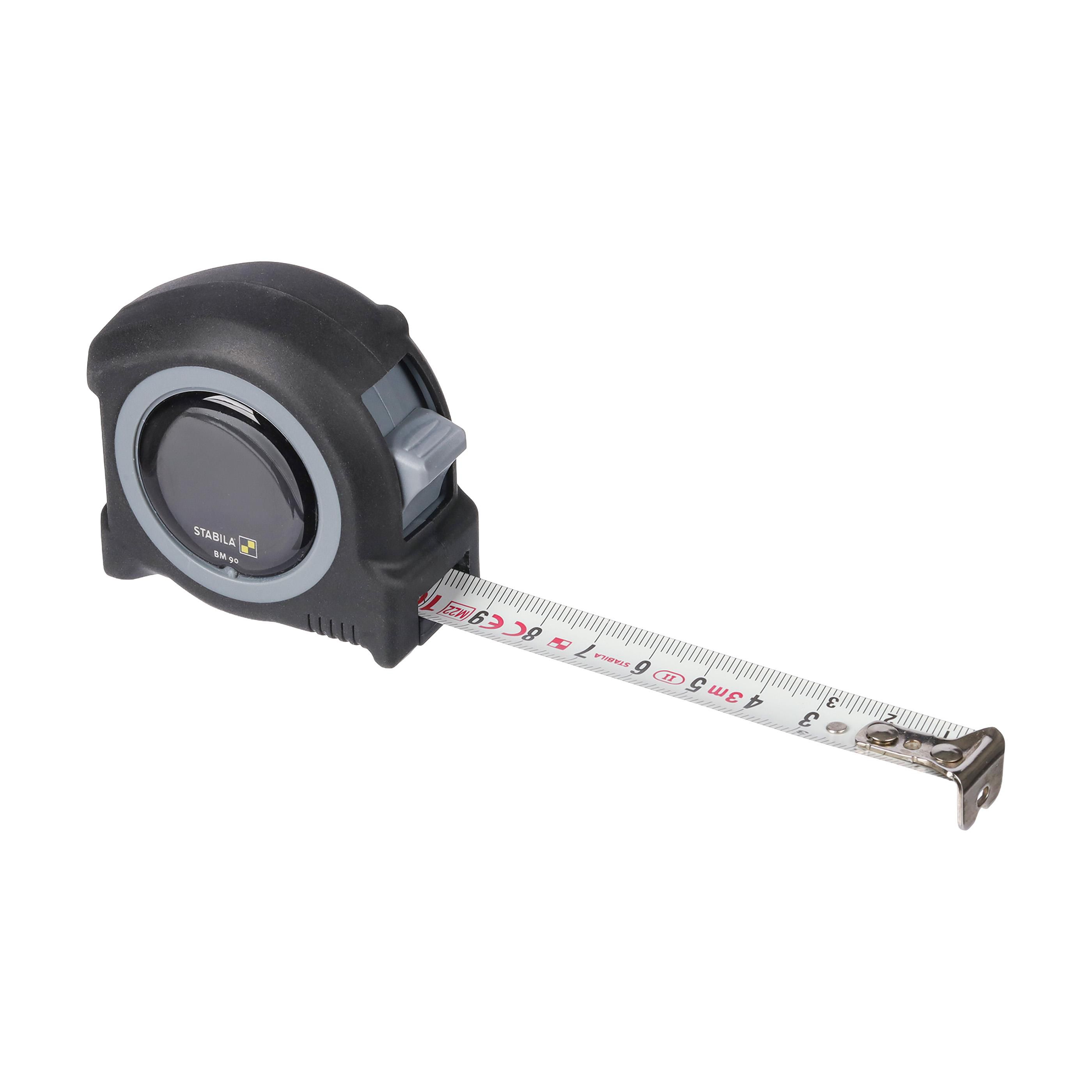 Stabila mètre ruban Pocket Tape – 3 m, gris/noir