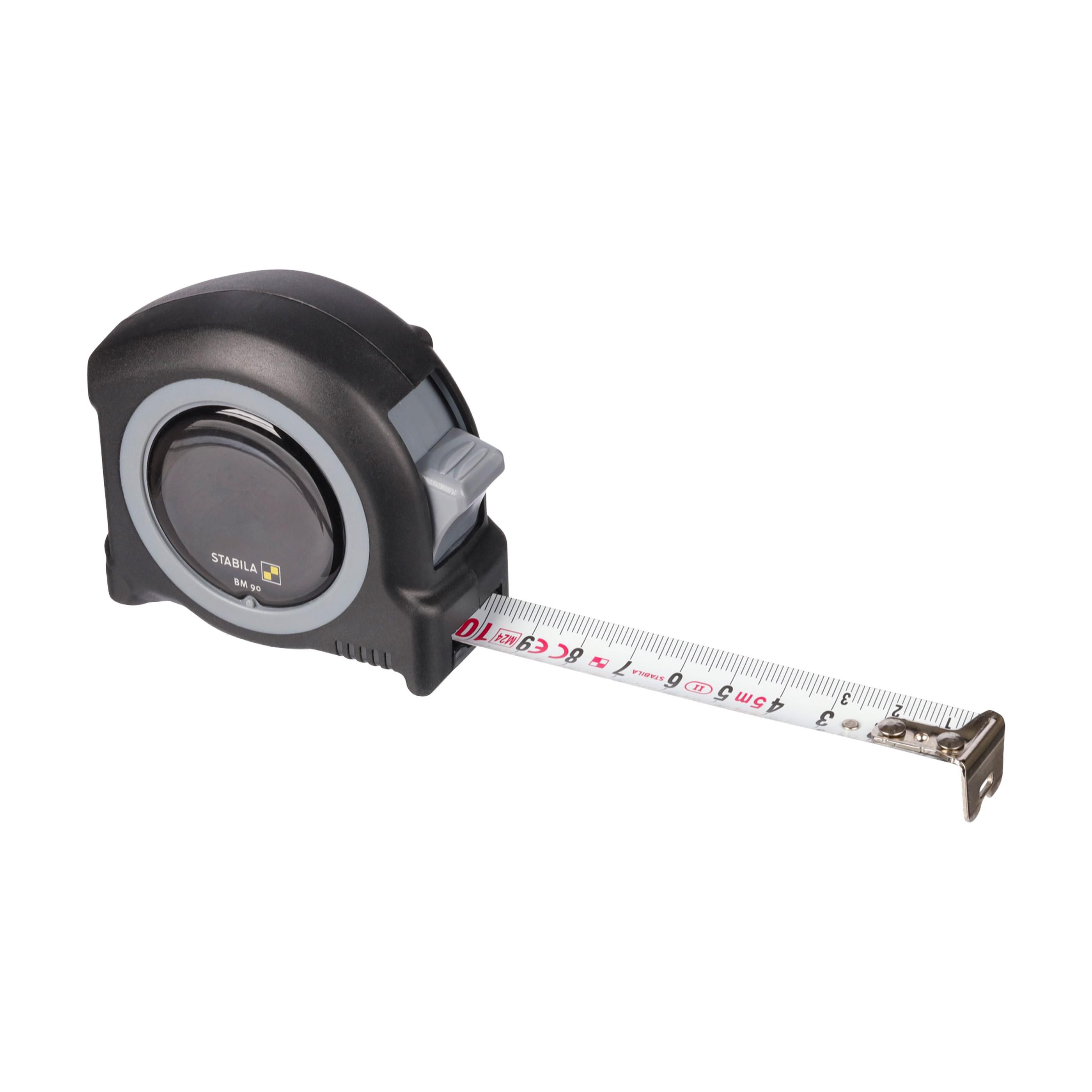 Stabila Pocket Tape – 5 m, grey/black