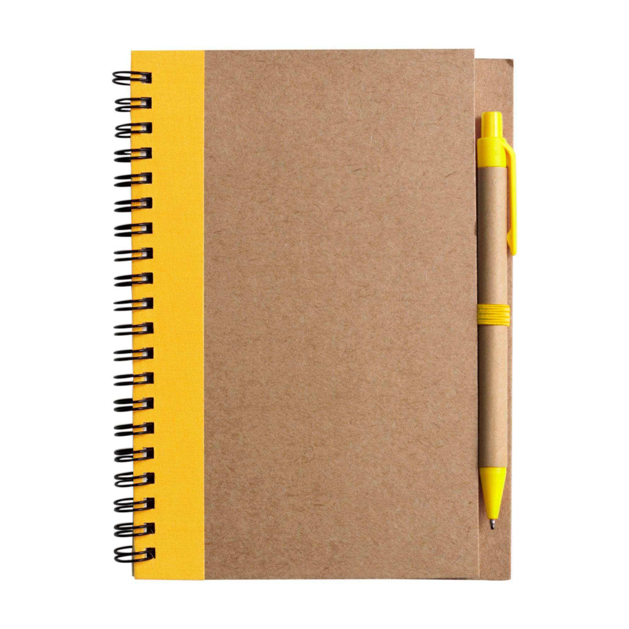Notizbuch Stella – Liniert, gelb