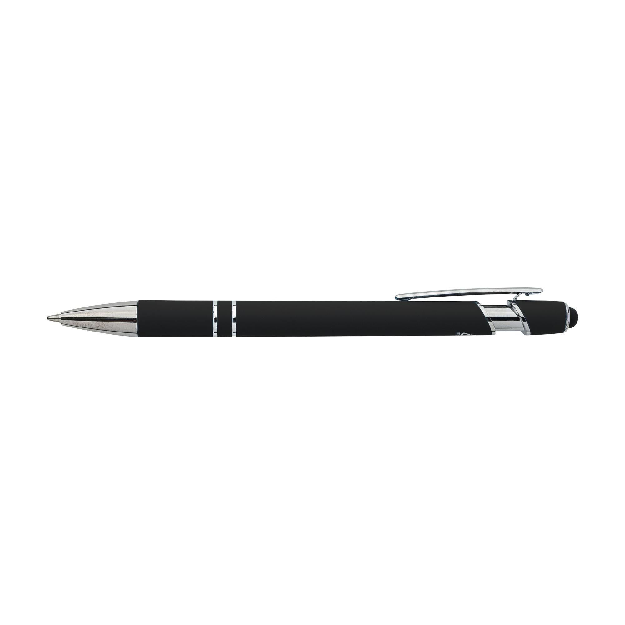 Kugelschreiber Primo – Aluminium – Stylus, schwarz