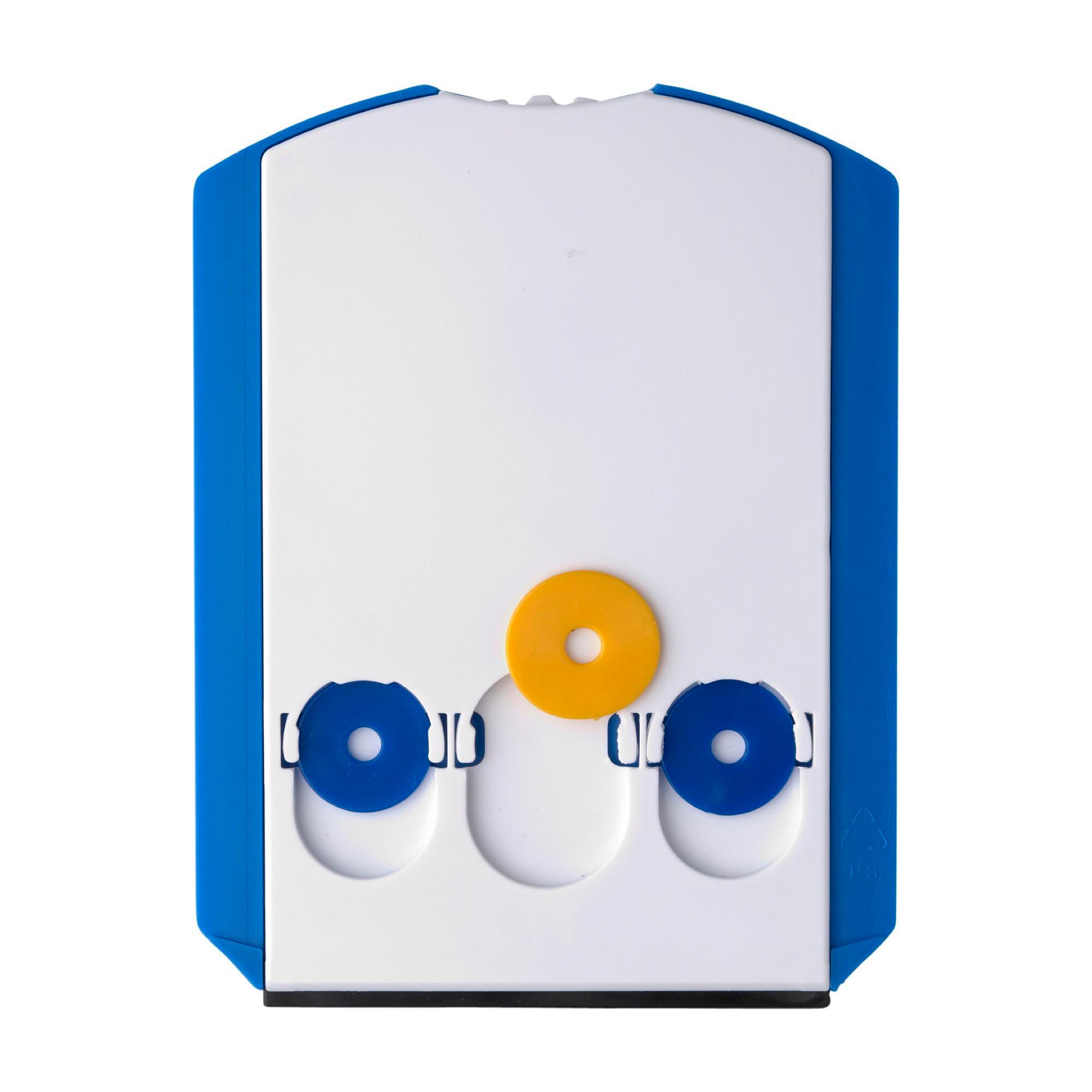 Disque de stationnement avec gratte-givre Teddie, bleu cobalt