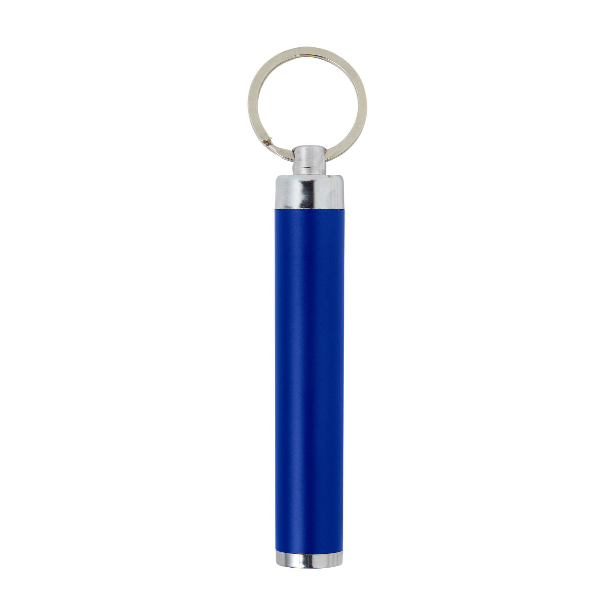 Schlüsselanhänger mit Taschenlampe Zola, blau