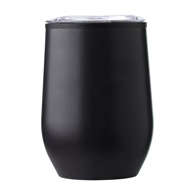 Doppelwandiger Thermobecher Zoe – 300 ml, schwarz