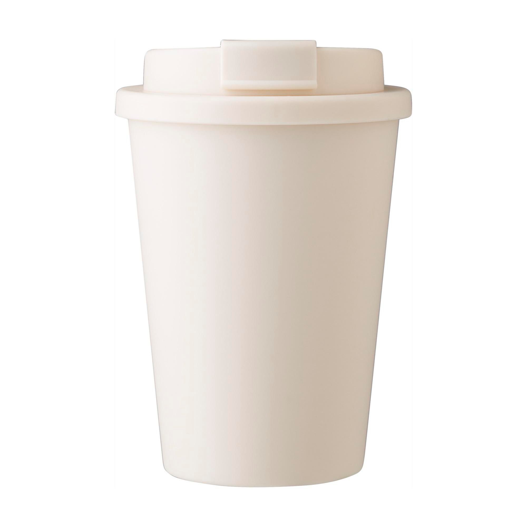 Double-walled mug Gabriela – 350 ml, beige