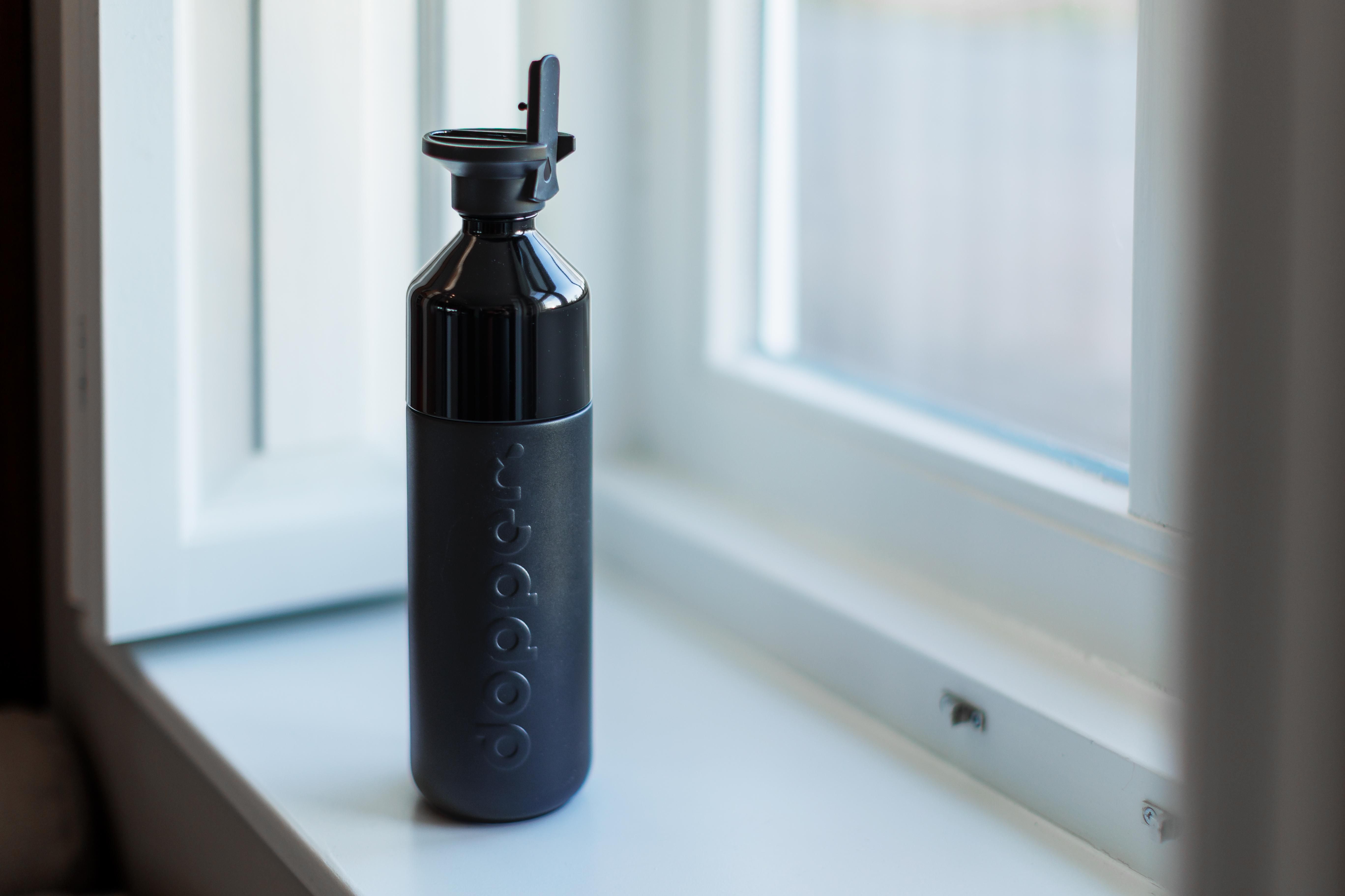Dopper Flip Straw, schwarz