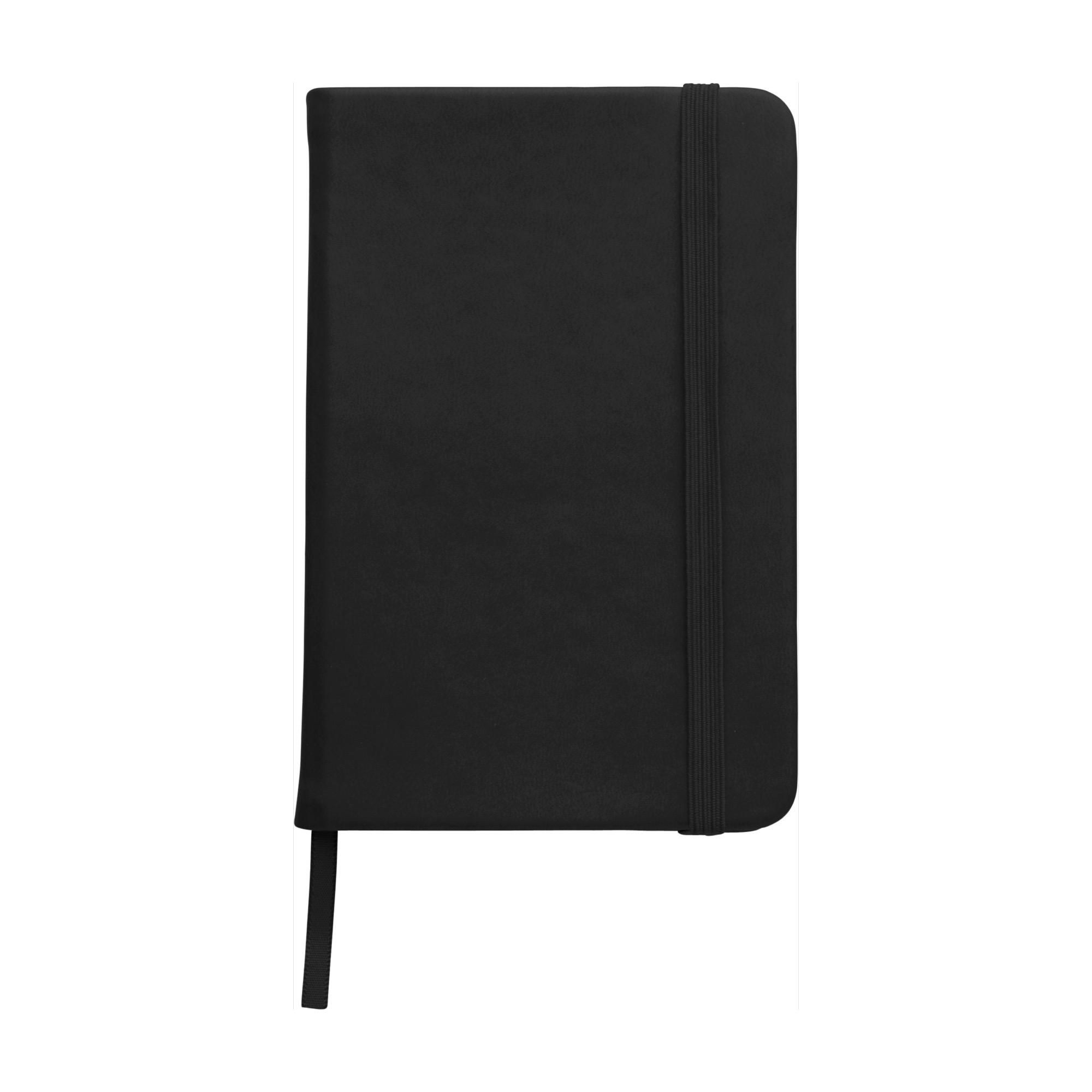 Notizbuch Dita – PU – A6 – Liniert, schwarz