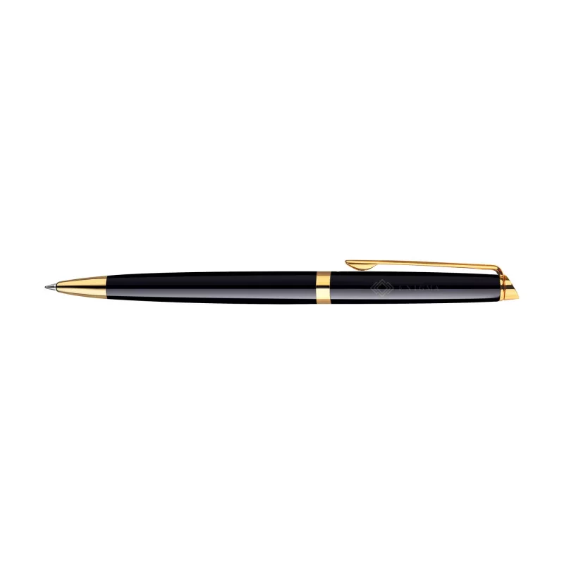 Waterman Kugelschreiber Hémisphère Black – Blaue Tinte, schwarz