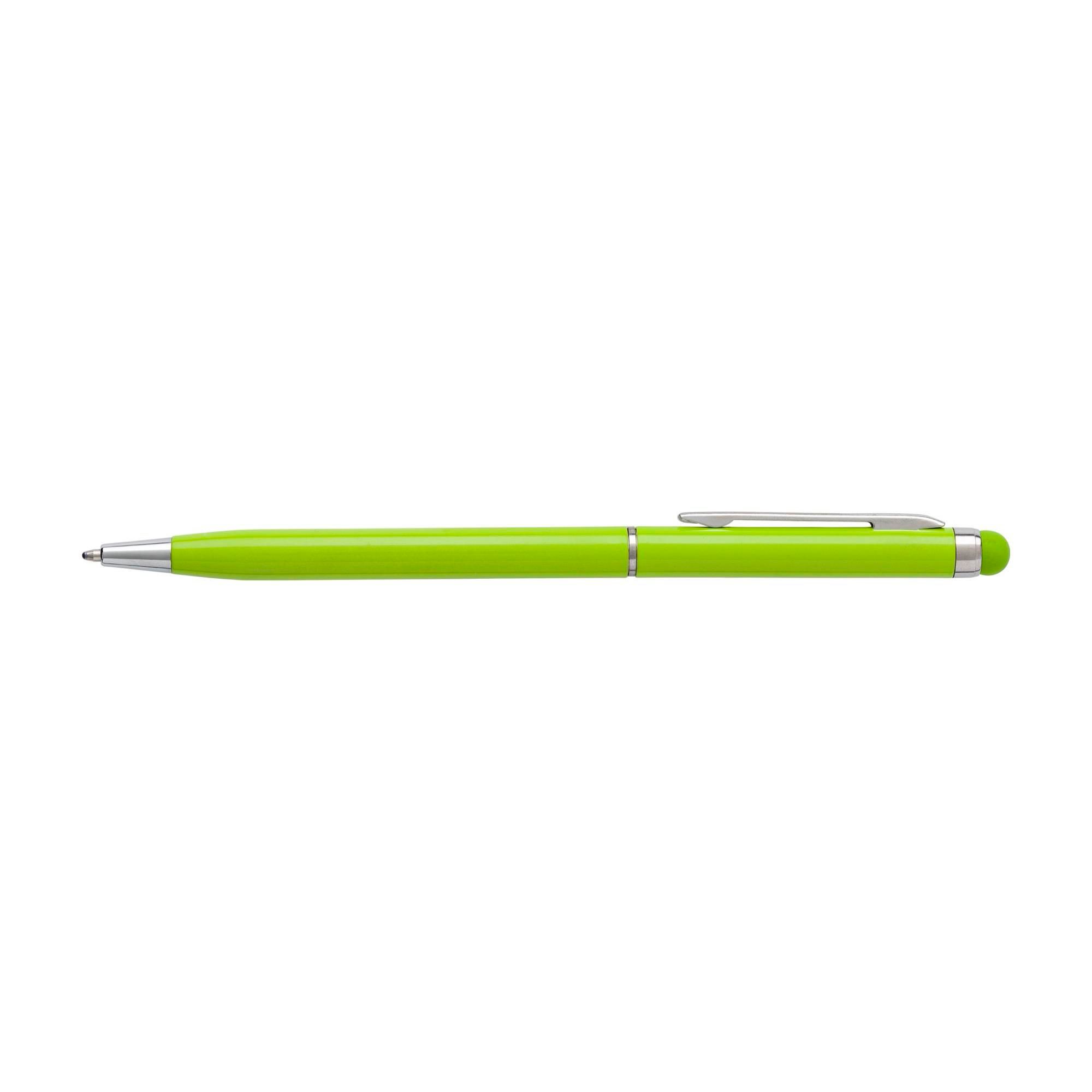 Kugelschreiber Irina – Stylus, limettengrün
