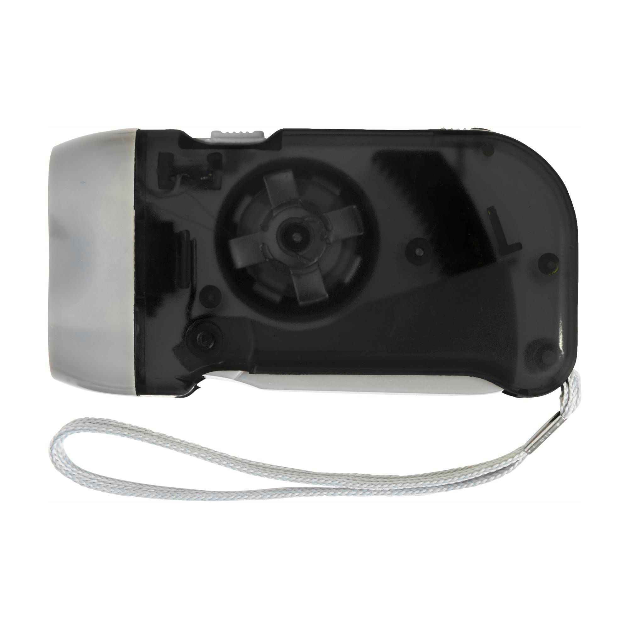 Lampe de poche solaire Tristan, noir
