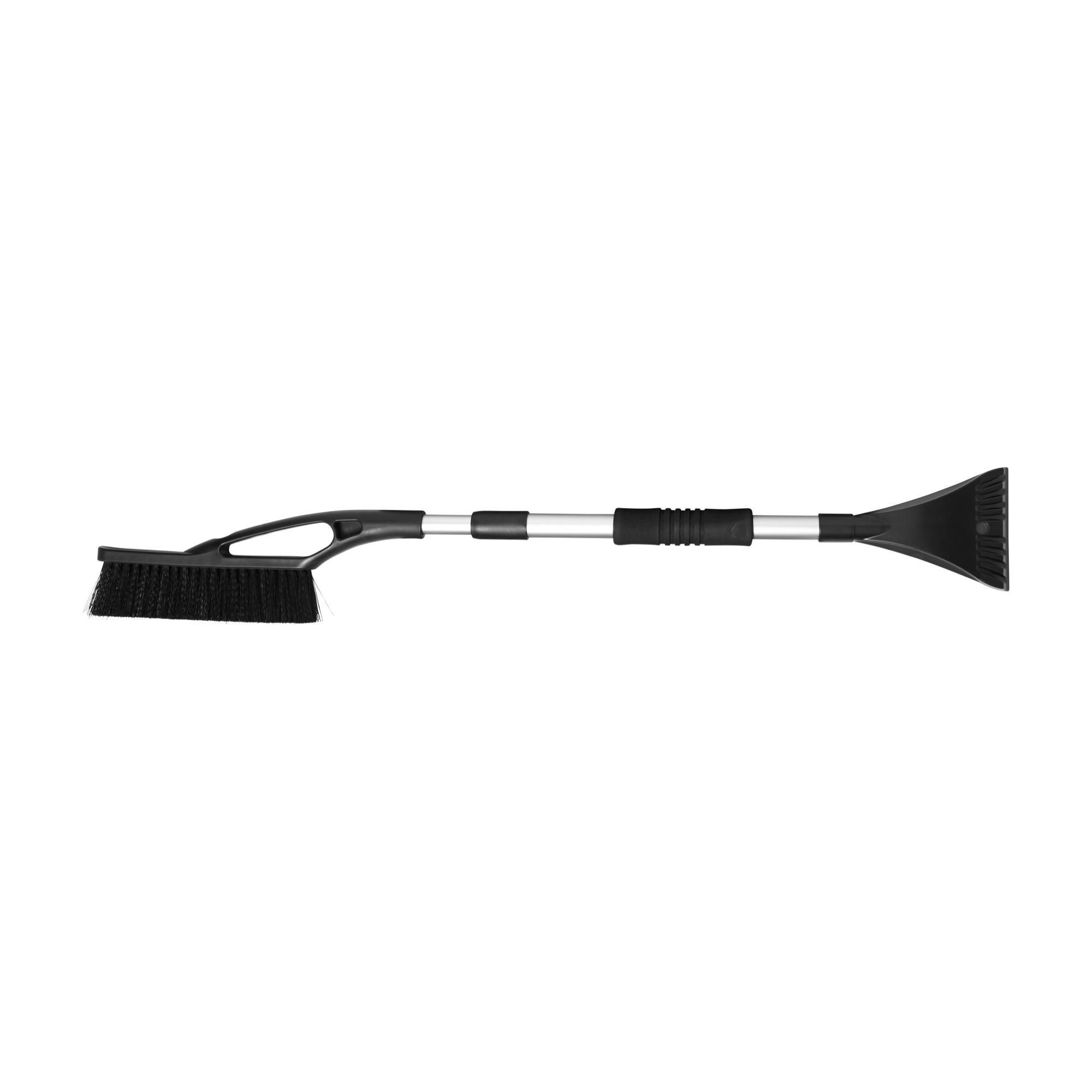 Grattoir à glace Justin – Avec brosse, noir