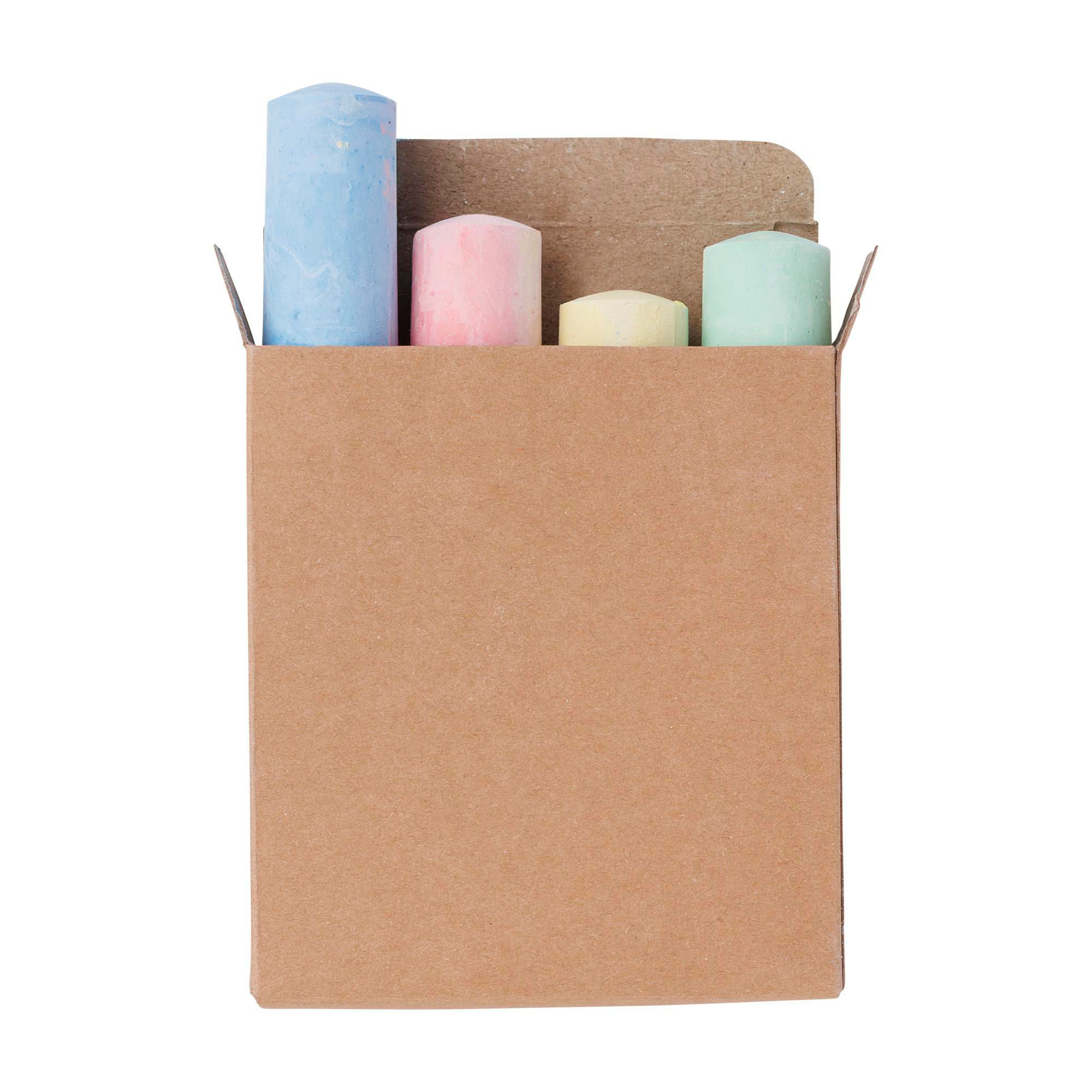 Sidewalk chalk set Orville – 4 pcs, brown