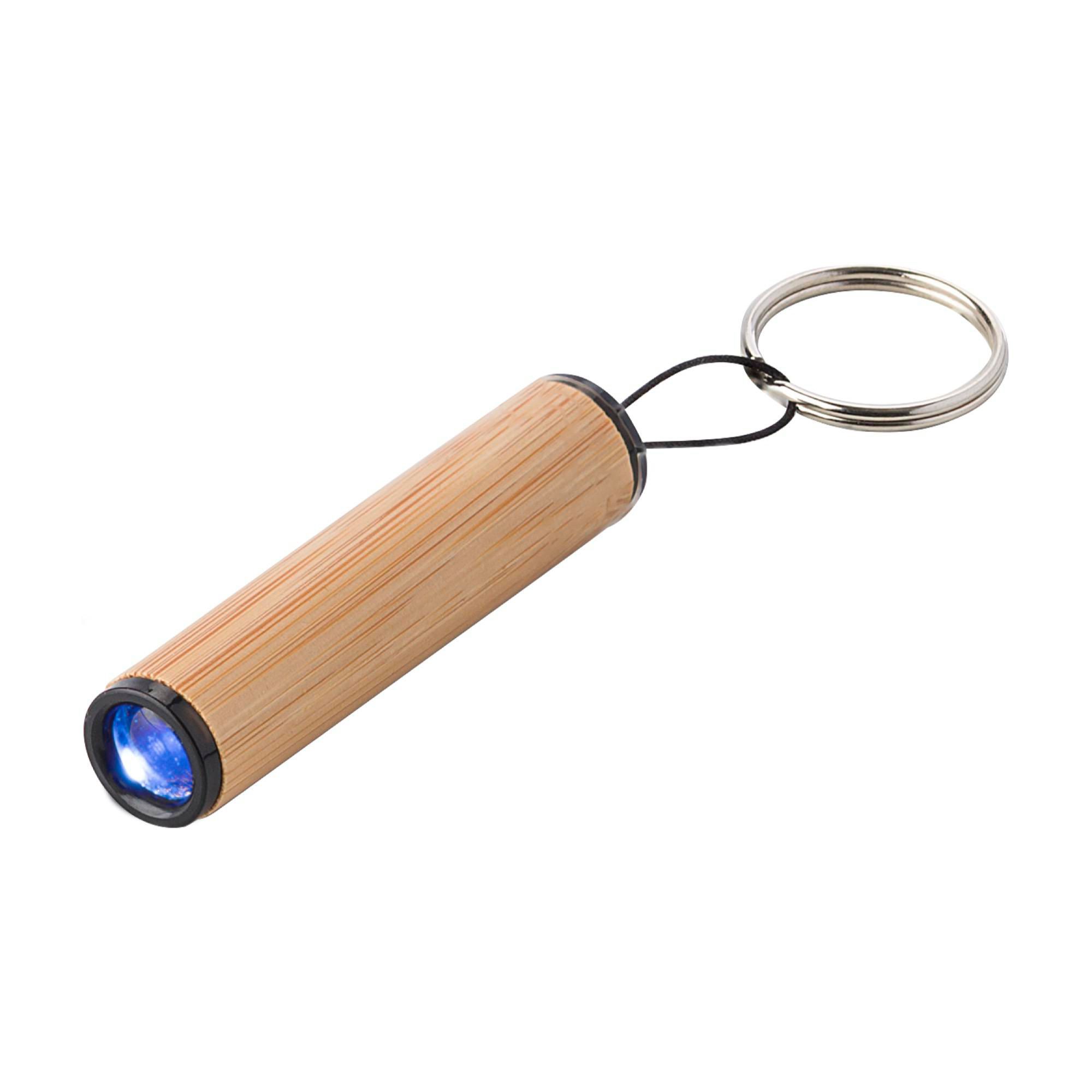 Porte-clés avec lampe Ilse, brun