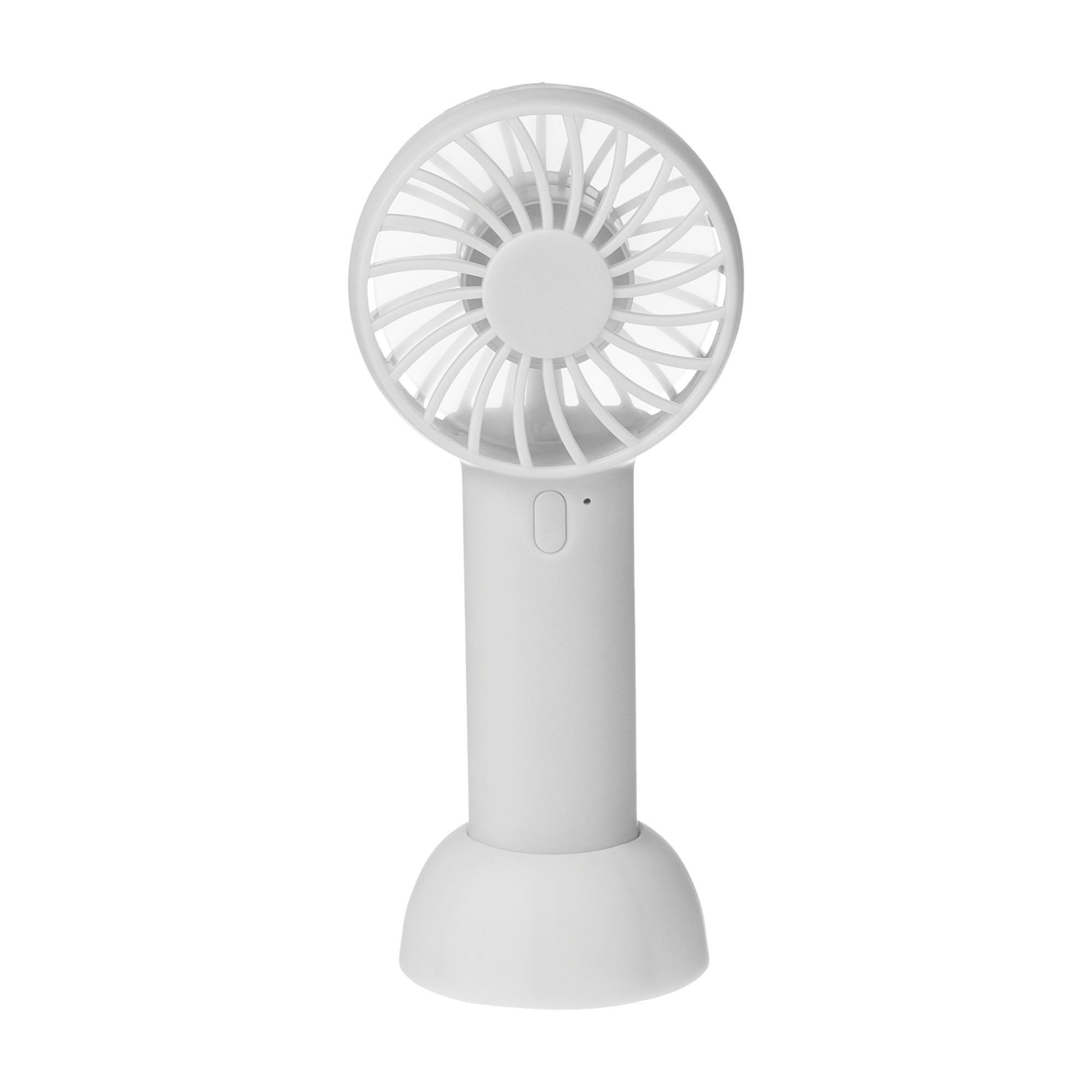 Ventilateur de poche Oren – Rechargeable – 600 mAh, blanc