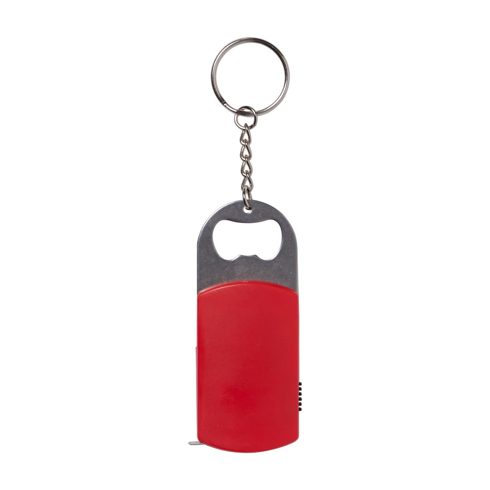Porte-clés avec décapsuleur Karen, rouge