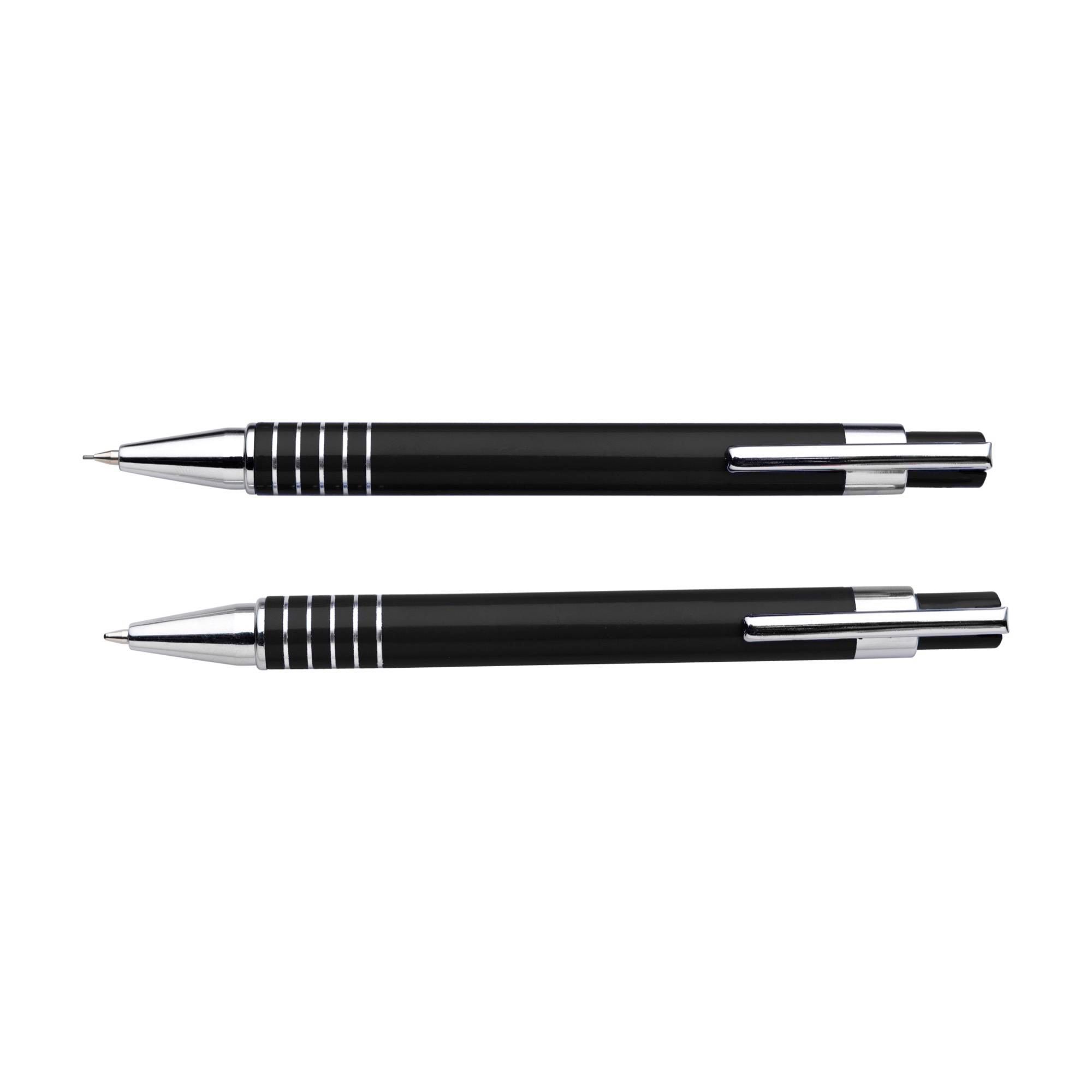 Set d'écriture Yolanda – 2 pcs, noir