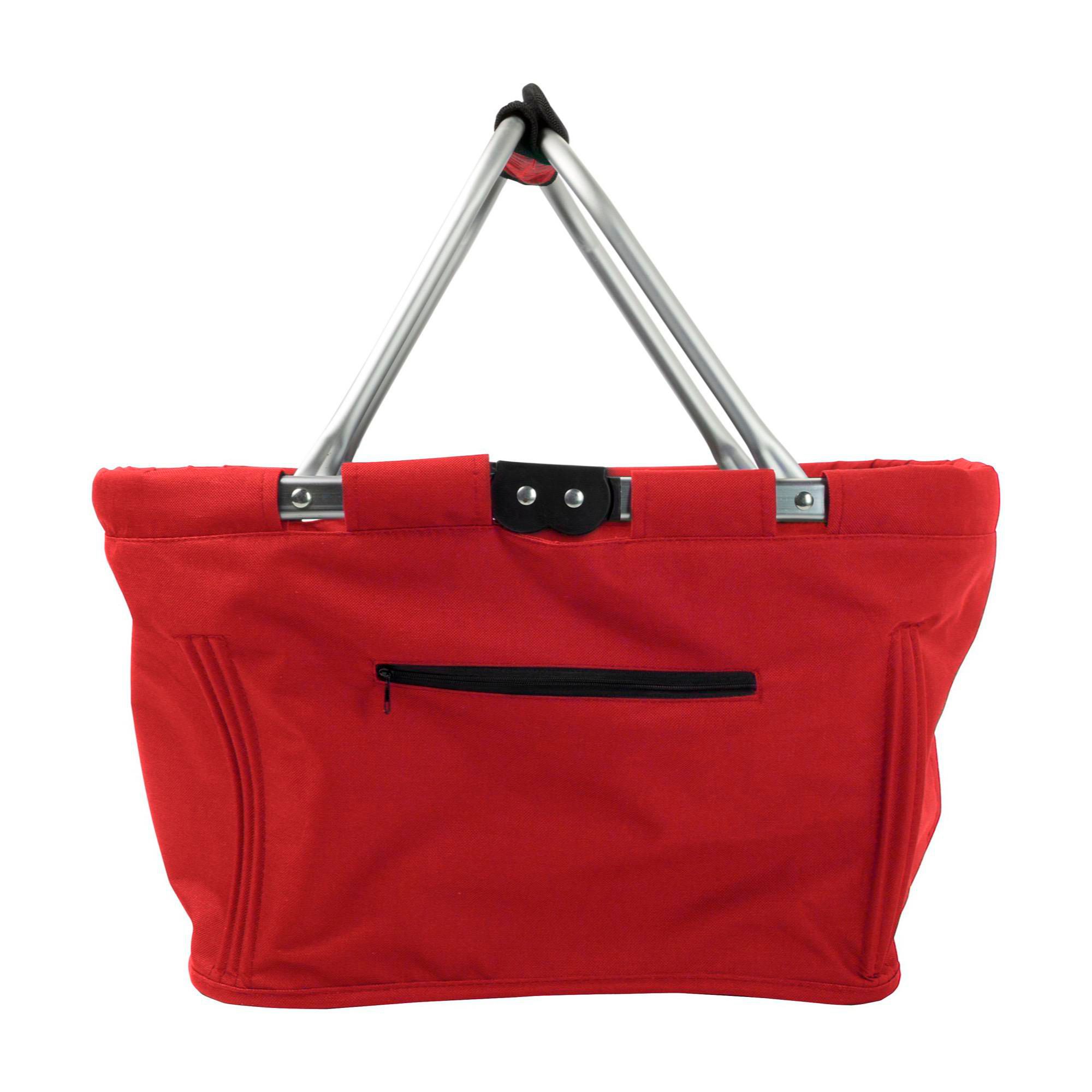 Picnic basket Nadine – 600D – 20 l, red