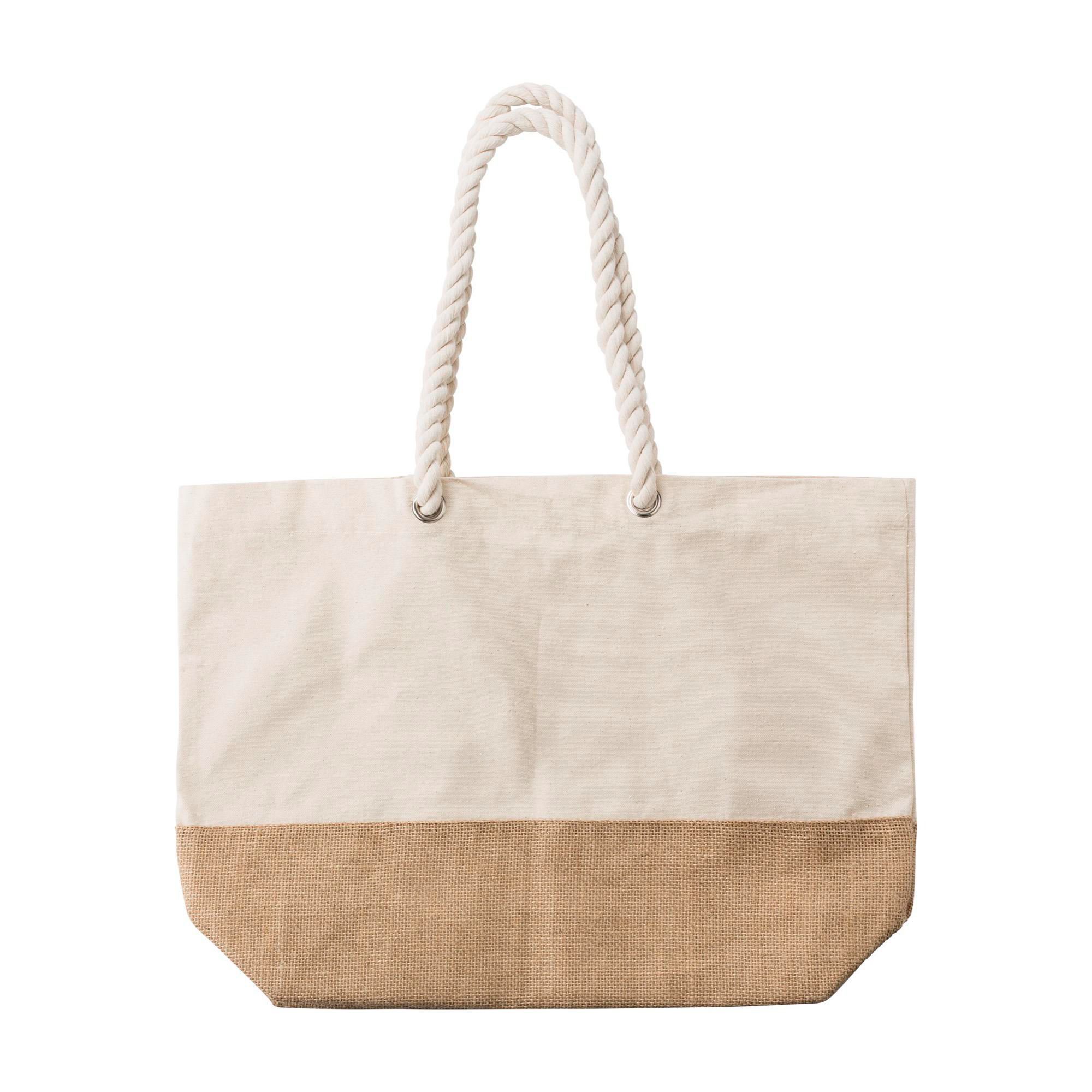 Einkaufstasche Diego – Baumwolle 280 g/m² – Juteboden, khaki