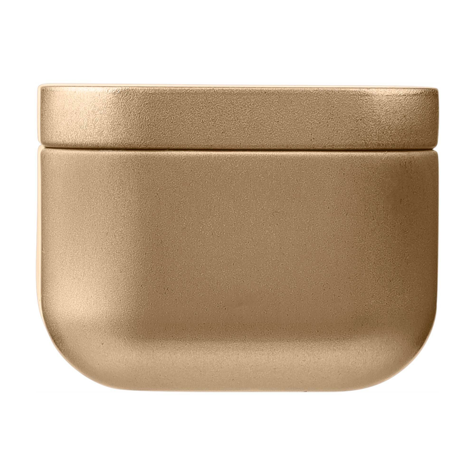 Metallkerze Laurie – Vanille, gold