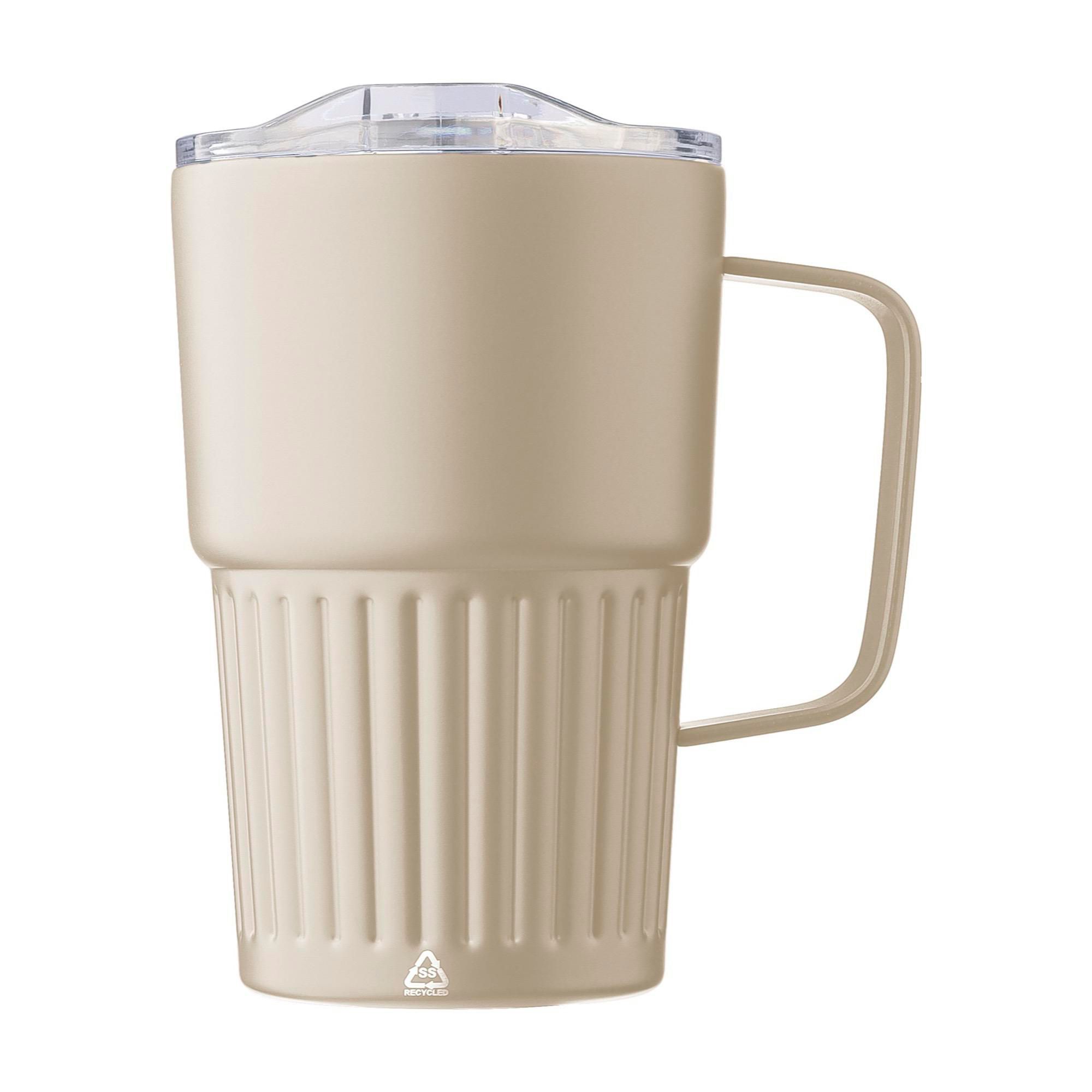 Mug Calo – Inox – 450 ml, beige