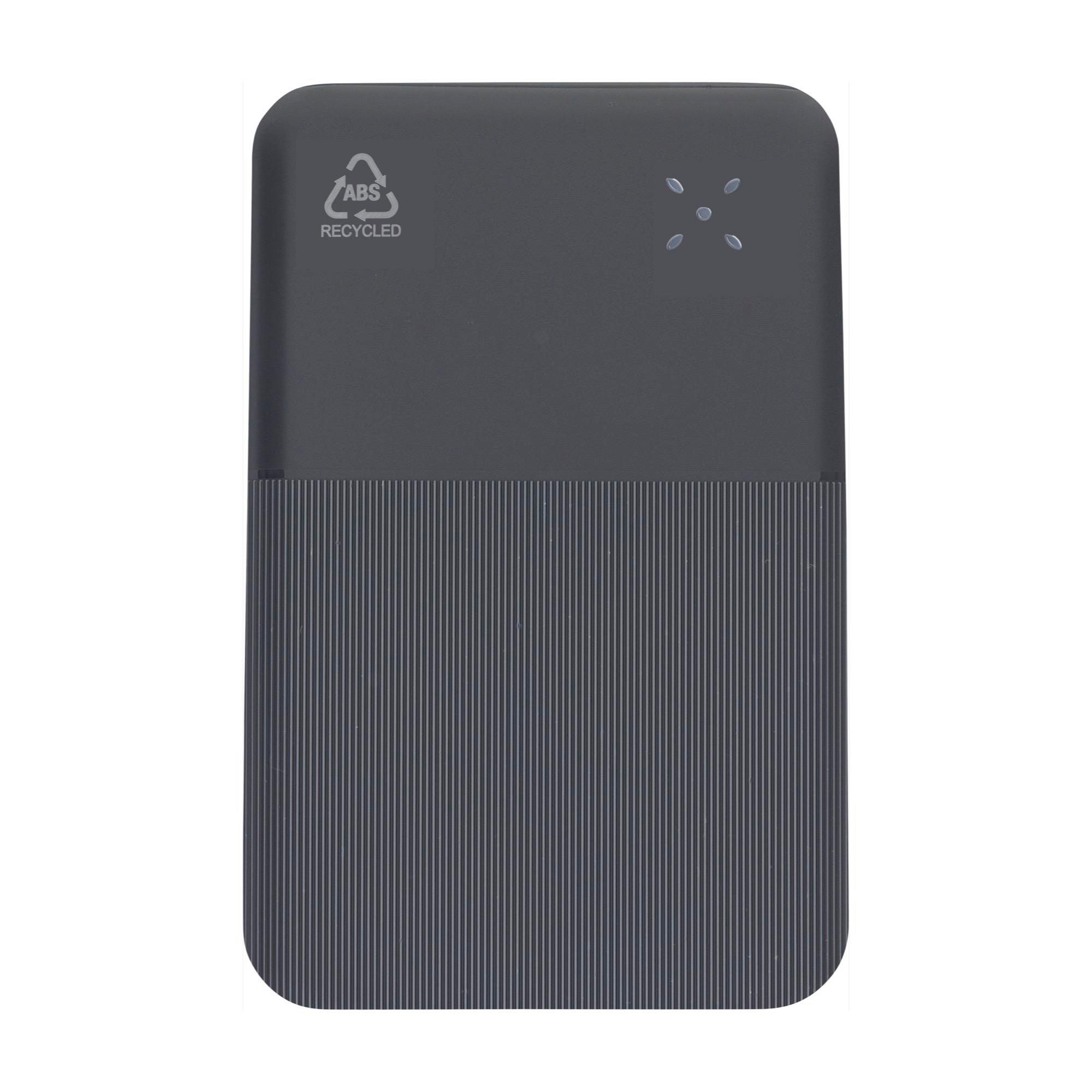 Batterie externe Tavi – 10 000 mAh, noir