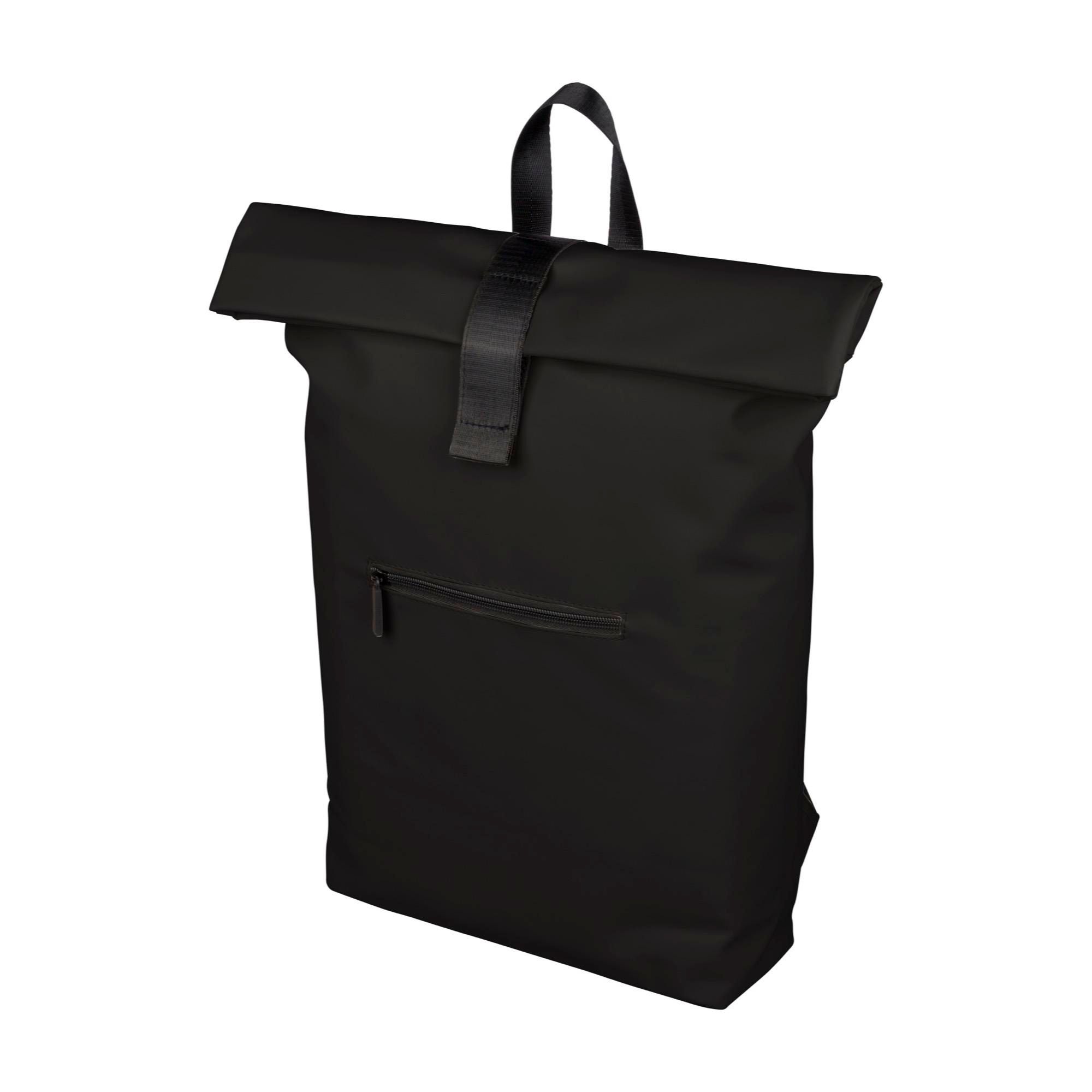Rucksack Naiya – Rollverschluss – Laptop 16" – 19 l, schwarz