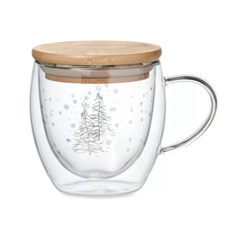 Becher Borosilikatglas Baum, Transparent
