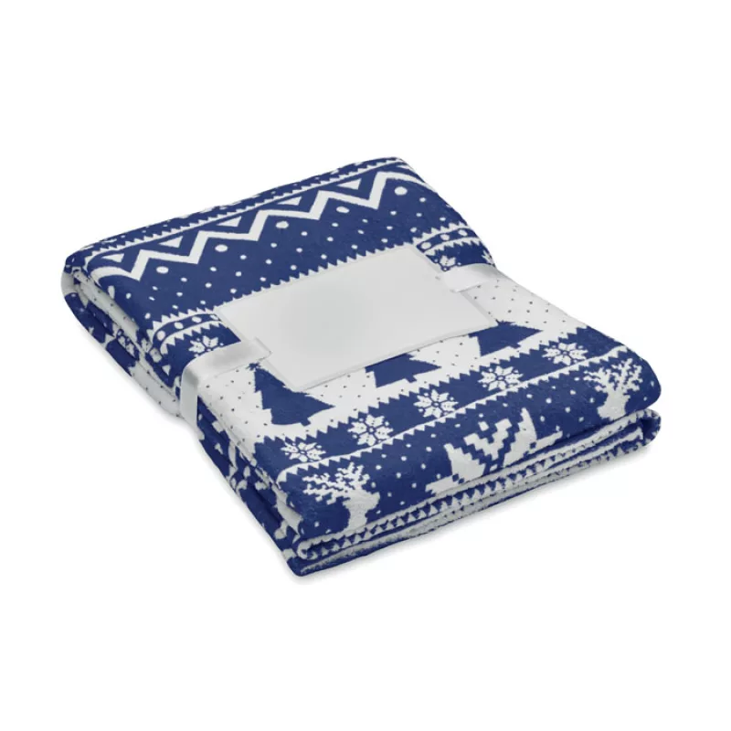RPET-Fleece-Decke 190 g/m², Blau