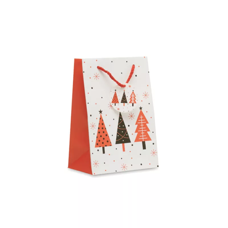 Geschenkpapiertüte, klein, Weiß