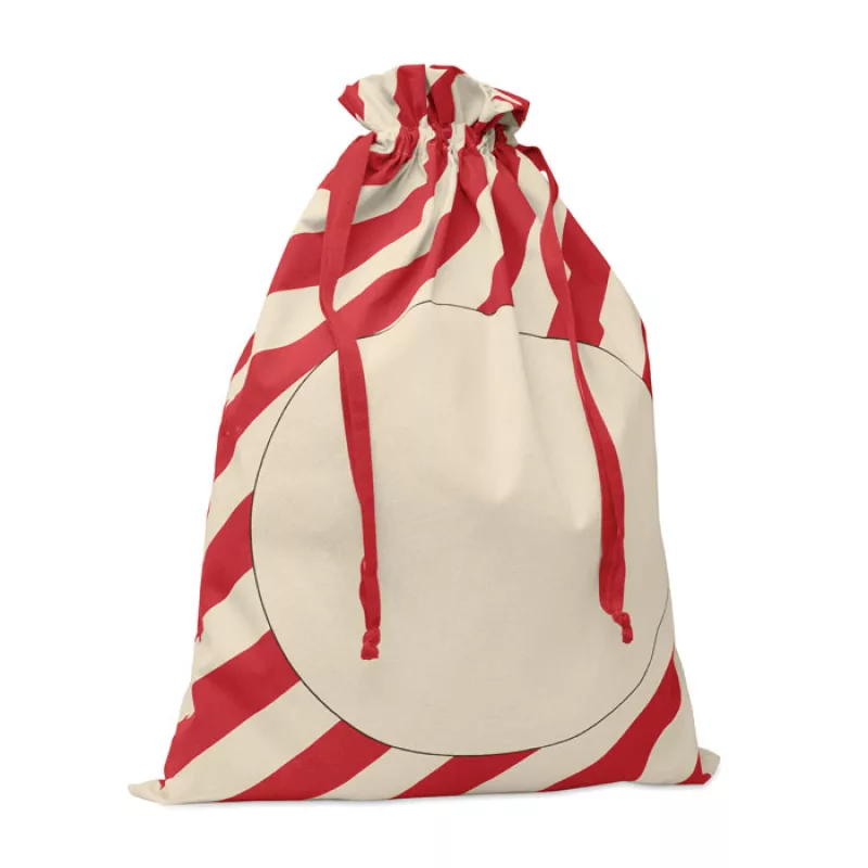 Beutel mit Kordelzug Xmas, Rot