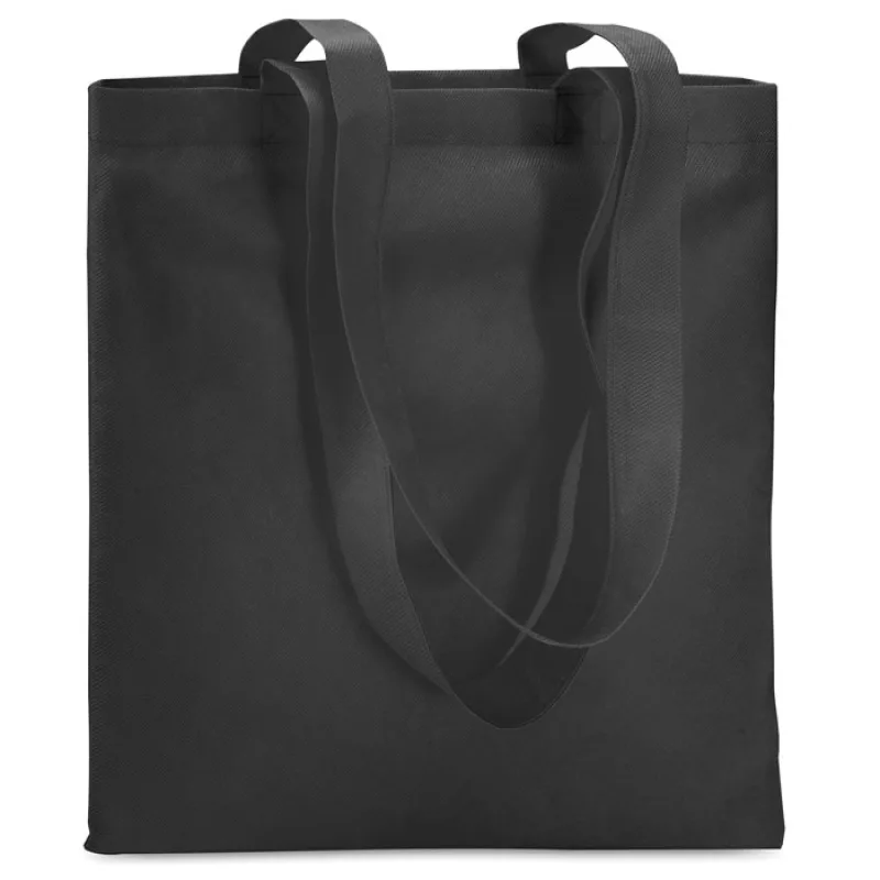 80gr/m² nonwoven shopping bag, Black
