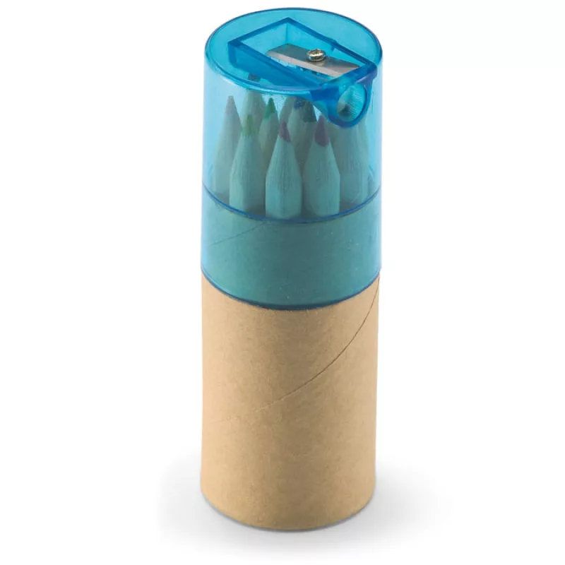 12 coloured pencils, Transparent Blue